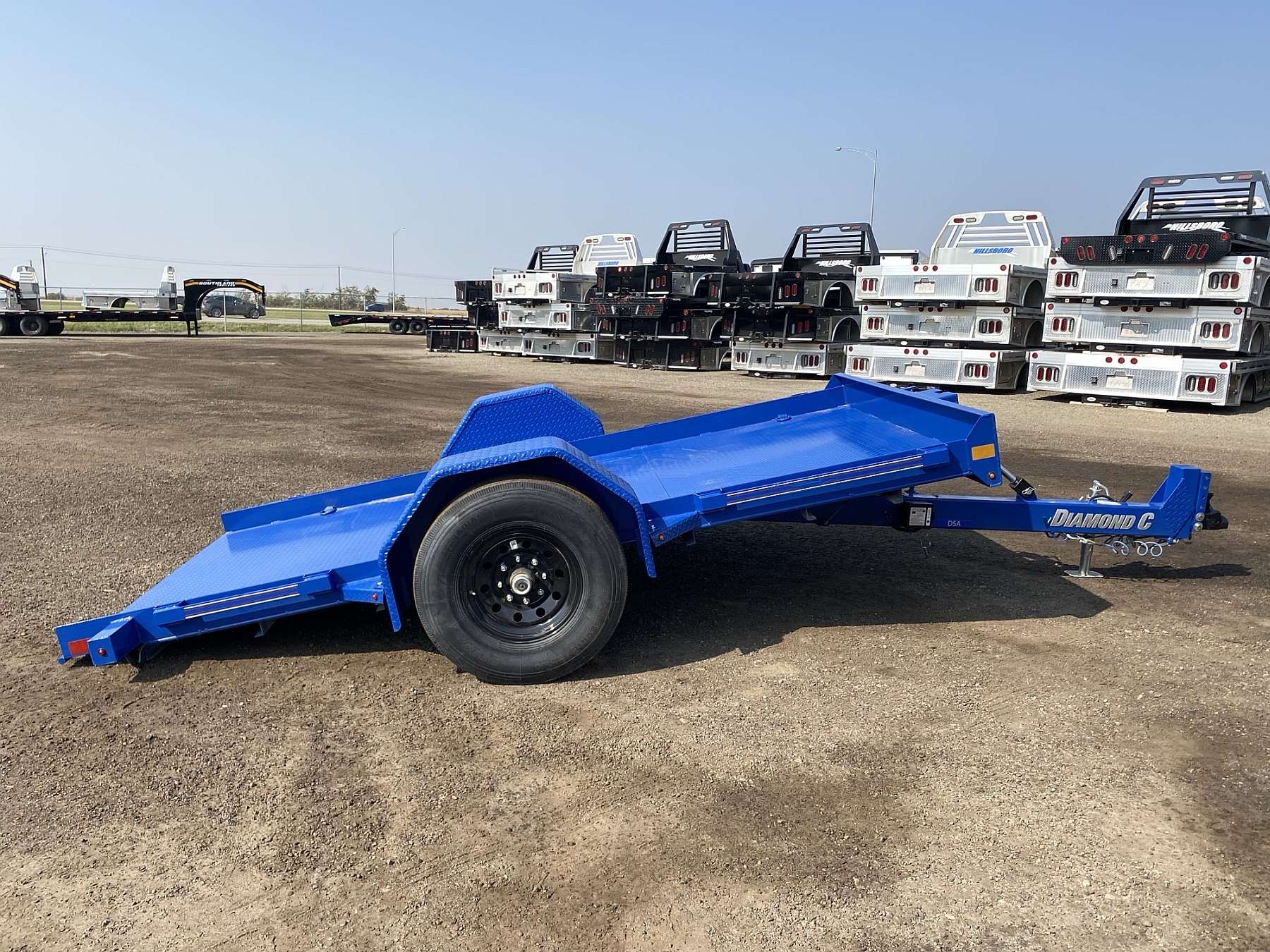 2025 Diamond C 12' Hydraulically Dampened Tilt Trailer