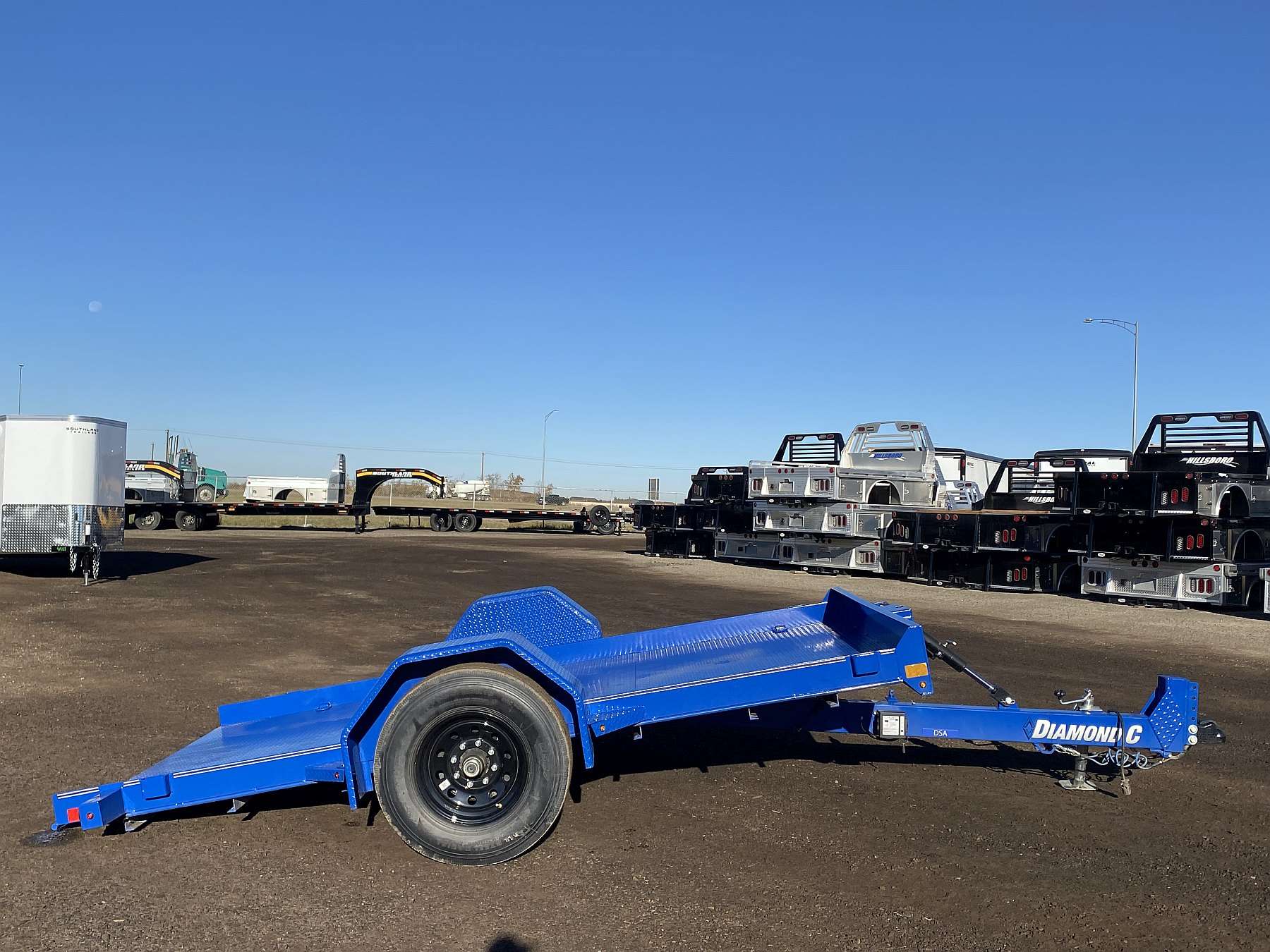 2025 Diamond C 12' Hydraulically Dampened Tilt Trailer