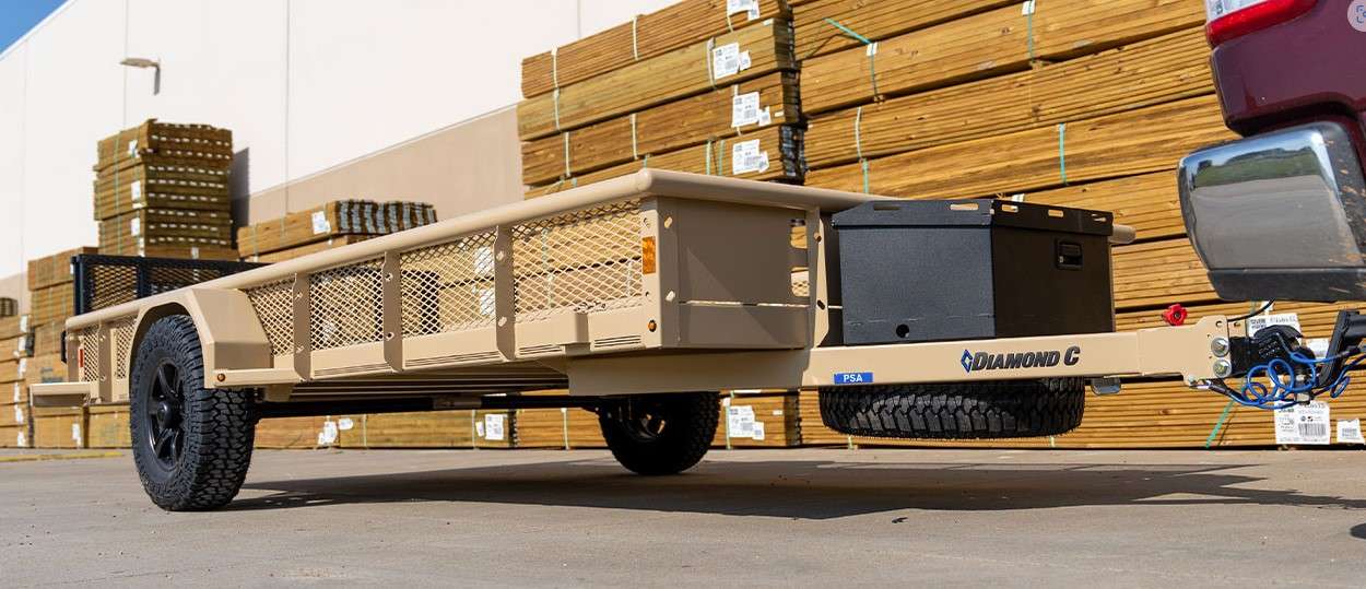 2025 Diamond C 12' Premium Utility Trailer