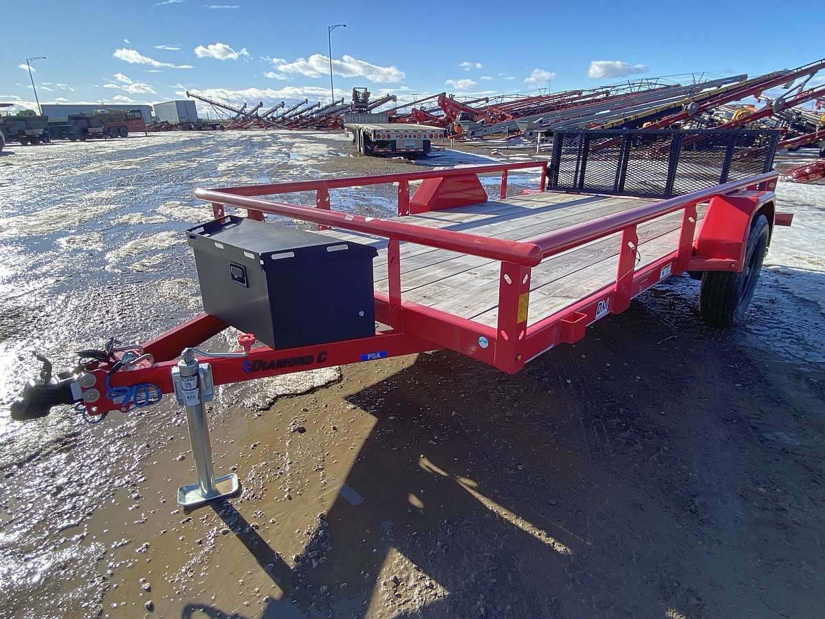 2025 Diamond C 12' Premium Utility Trailer