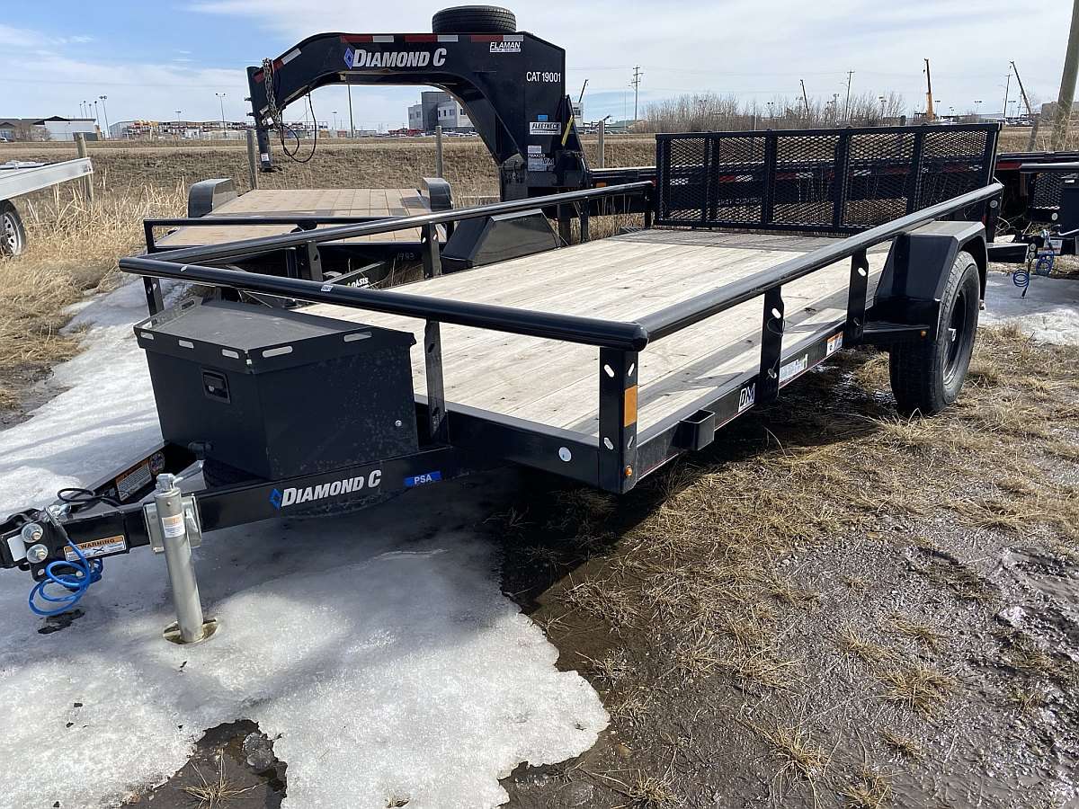 2025 Diamond C 12' Premium Utility Trailer
