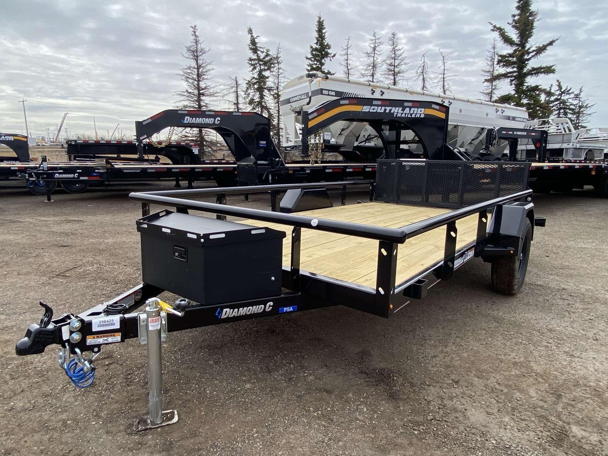 2025 Diamond C 12' Premium Utility Trailer