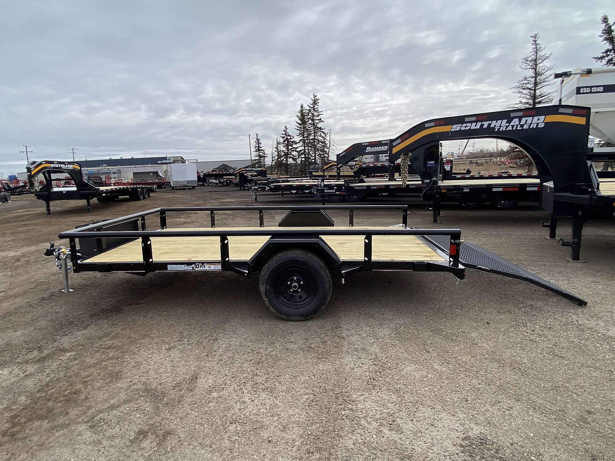 2025 Diamond C 12' Premium Utility Trailer
