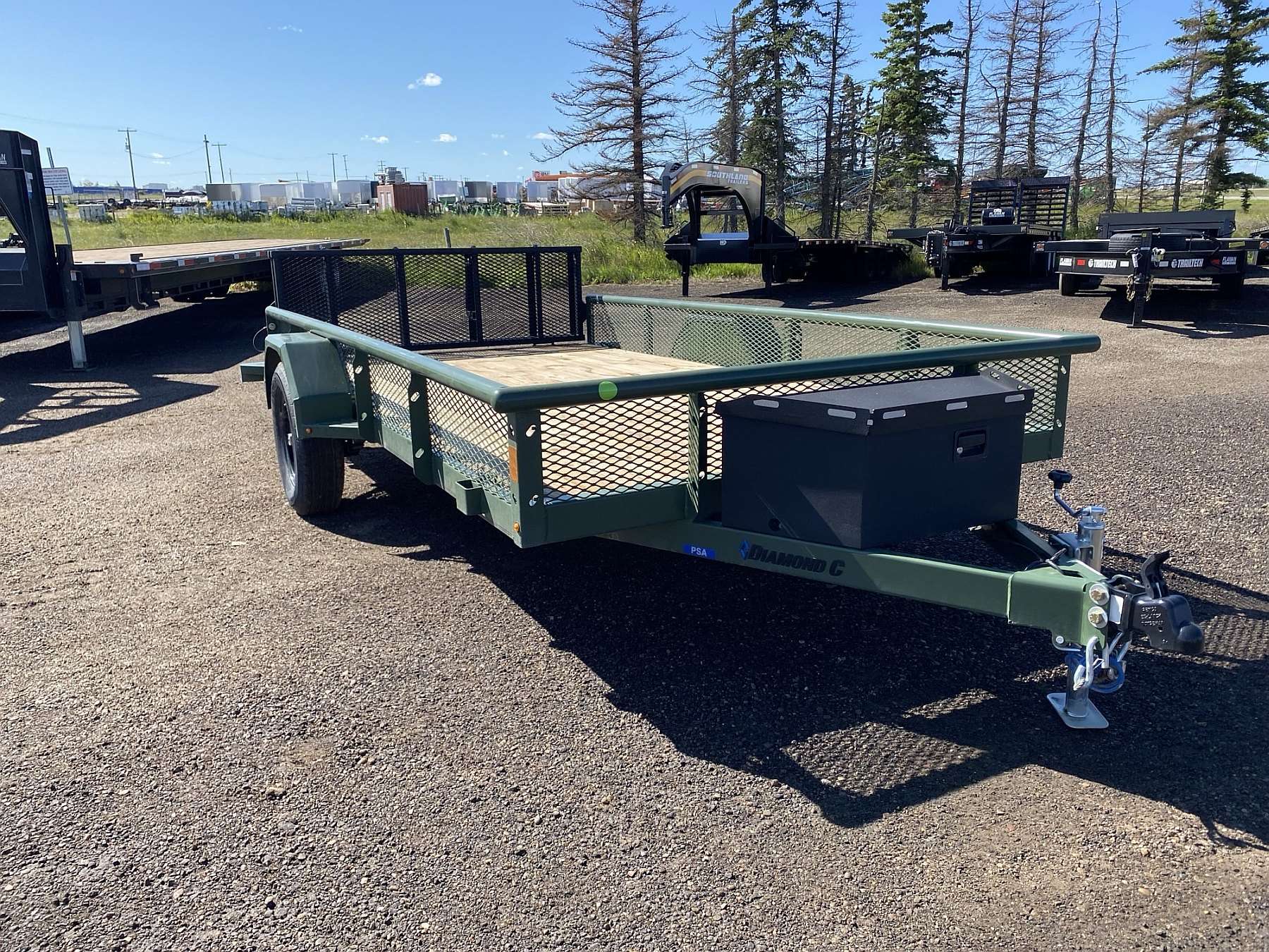 2025 Diamond C 12' Premium Utility Trailer