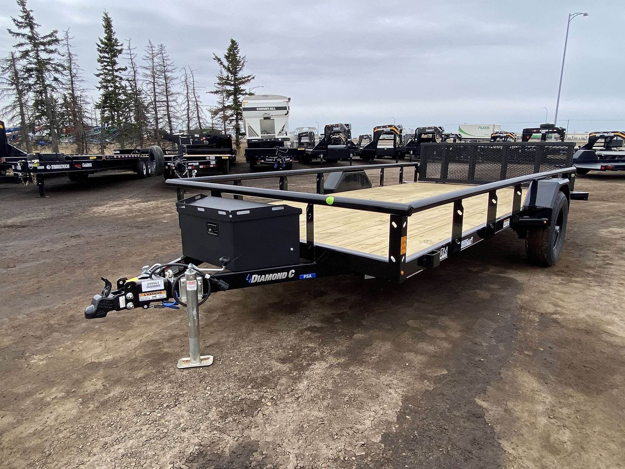 2025 Diamond C 14' Premium Utility Trailer