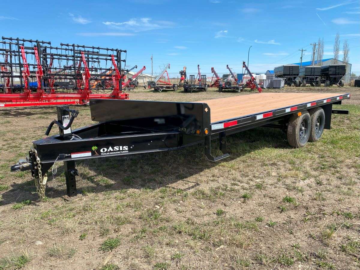 2025 Oasis 20' Highboy Flat Deck Trailer