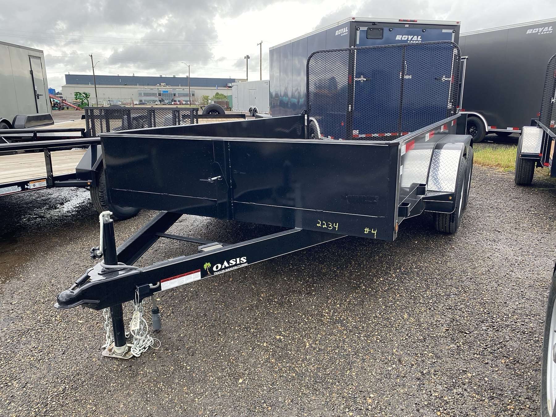 2025 Oasis 6'x12' Economy Utility Trailer