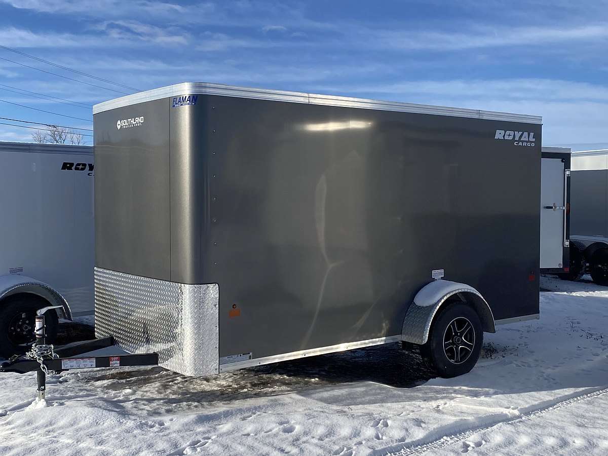 2025 Royal 6'x12' Flat Front Enclosed Cargo Trailer
