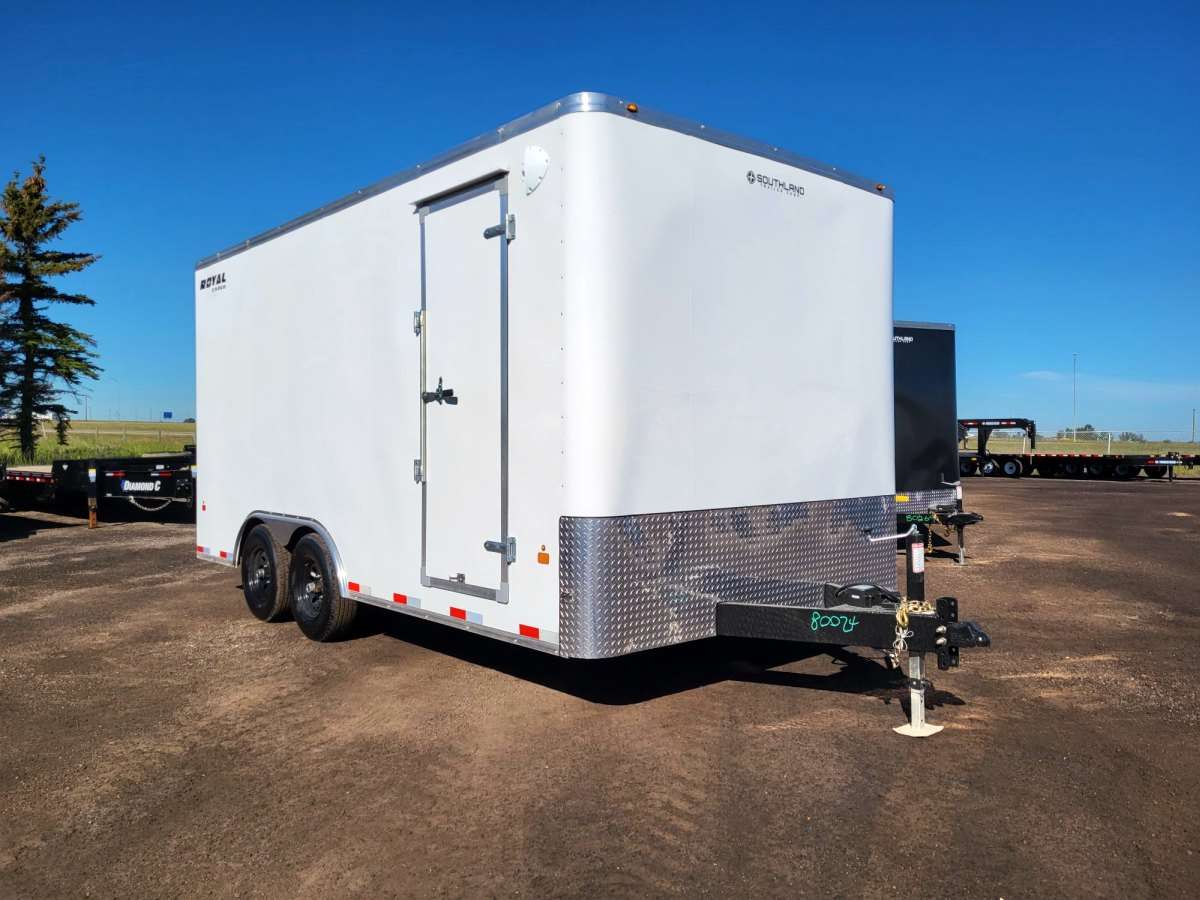 2025 Royal 8'x16' Enclosed Flat Front Cargo Trailer