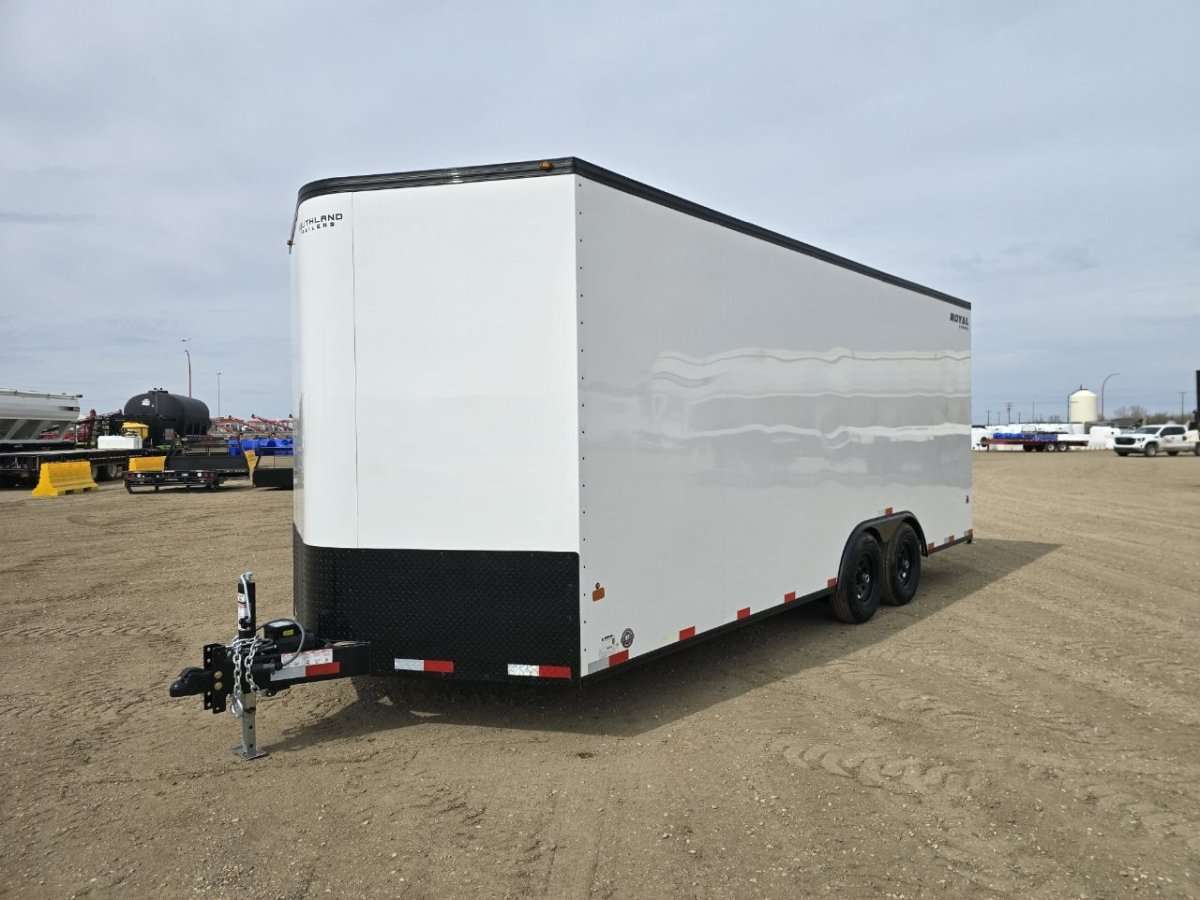 2025 Royal LARC 8'6" x 20' + V-Nose Car Hauler