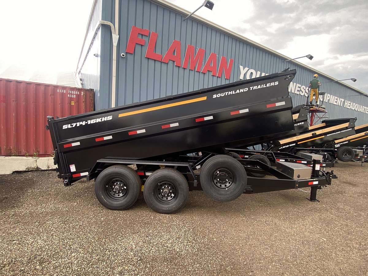 2025 Southland 7'x14'-16K High Side Dump Trailer