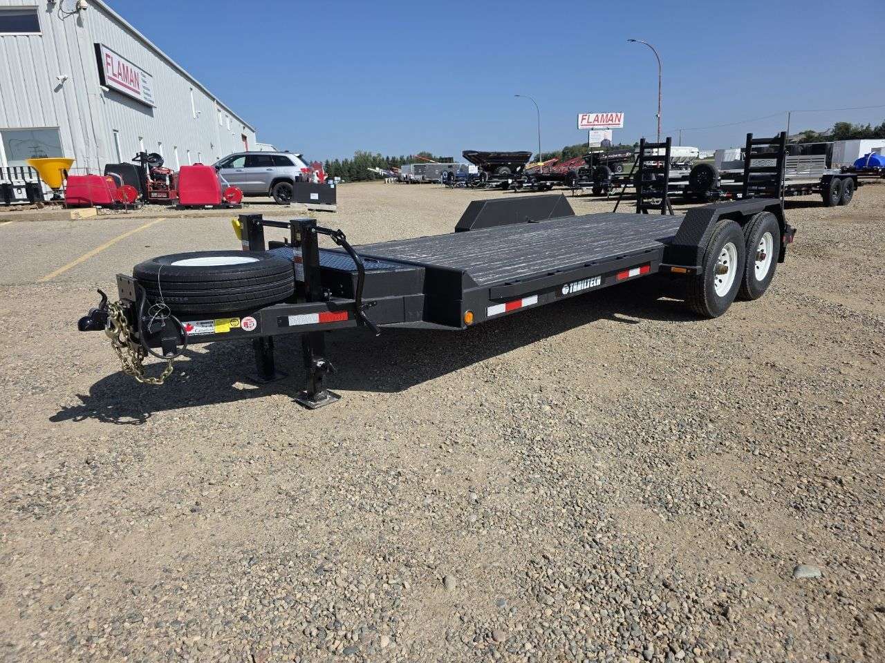 2025 Trailtech 16' + 2' BT Flat Deck Tandem 8K Trailer