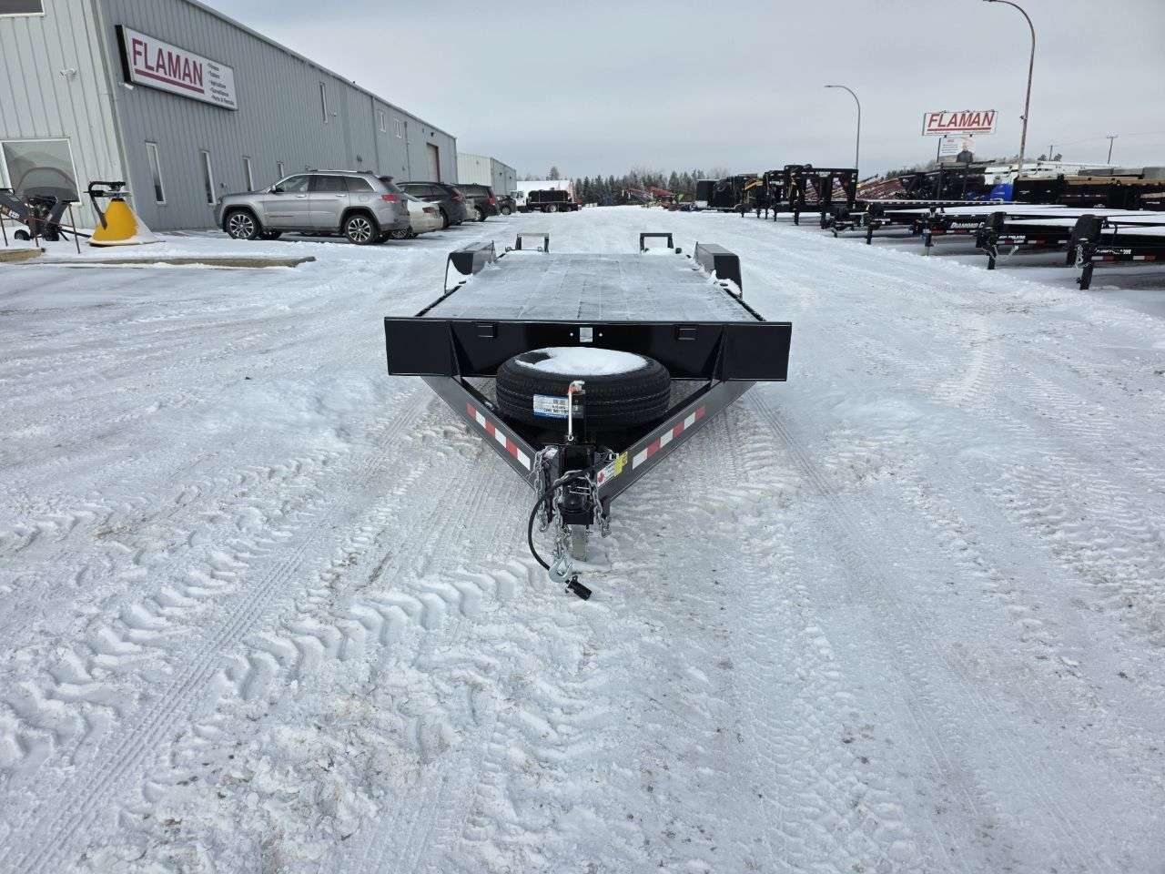 2025 Trailtech CELR 8'6" x 20' Beavertail Flat Deck Trailer