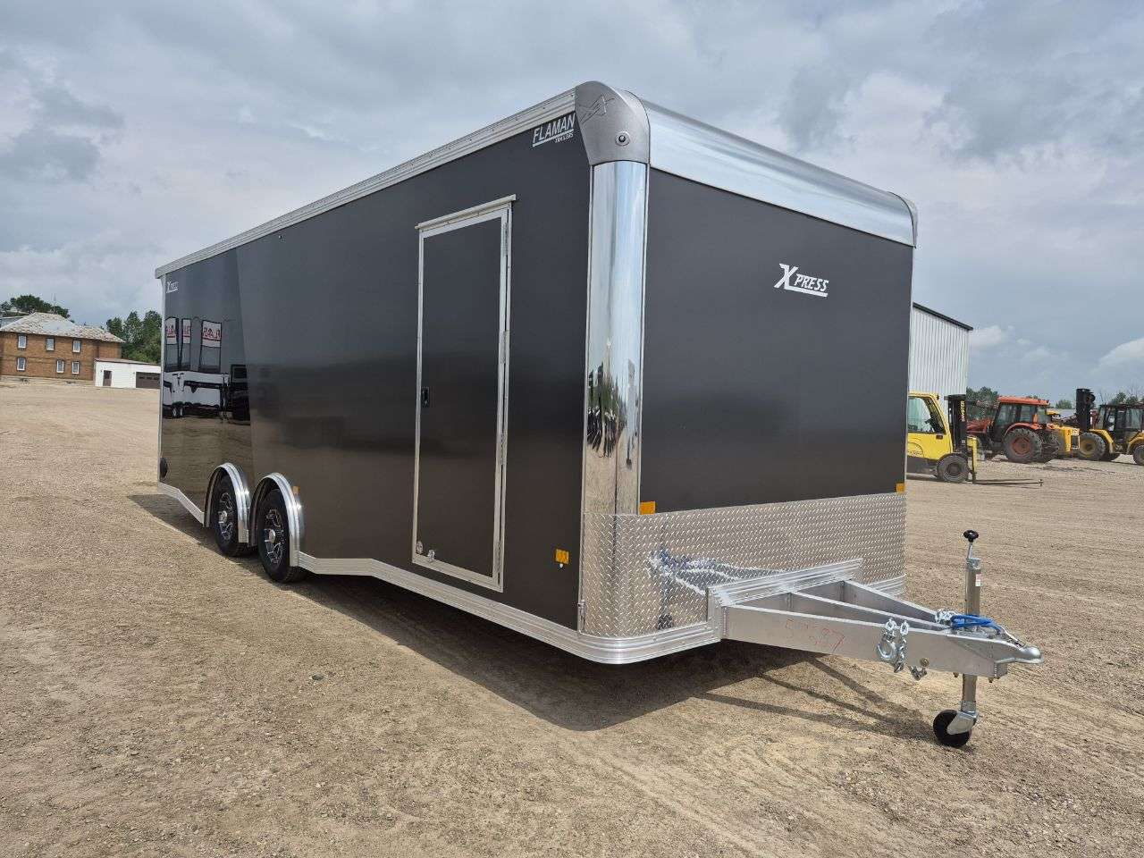 2026 ALCOM 8'6" x 24' Flat Front Car Hauler Trailer
