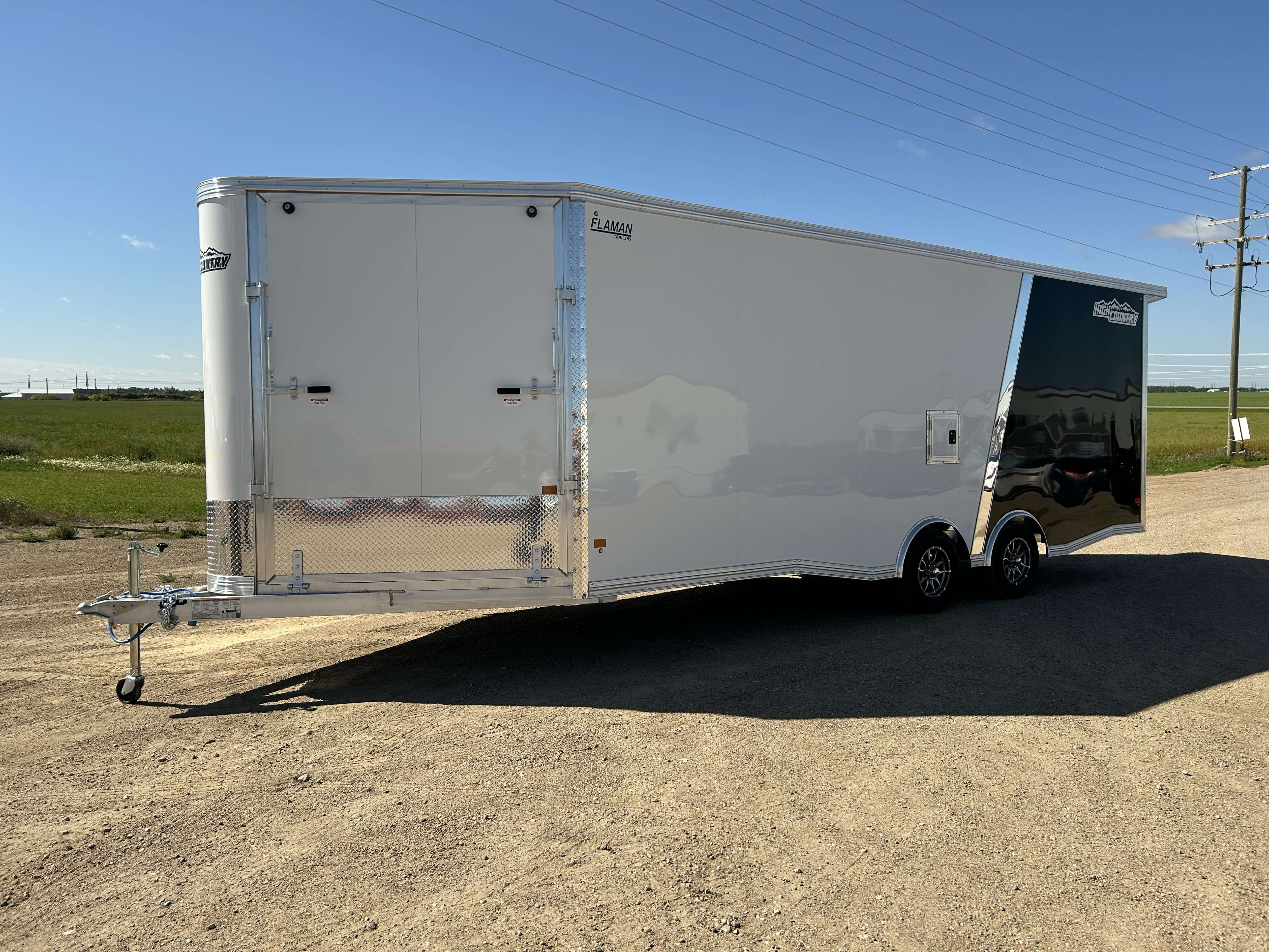 2026 Alcom HCH 8'6" x 22' + V-Nose Toy Hauler Trailer