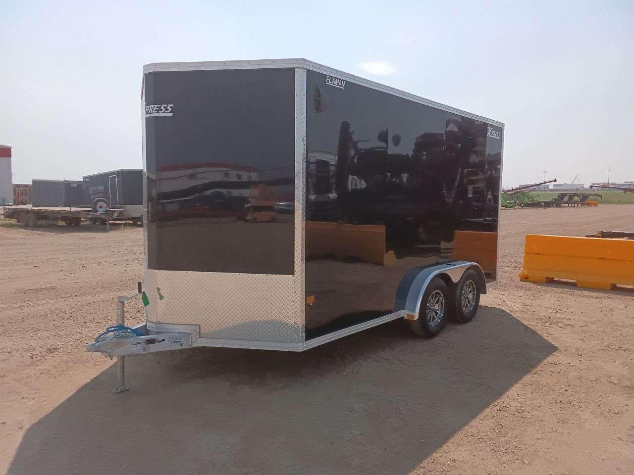 2026 Alcom Xpress 7'6" x 14' + V-Nose Cargo
