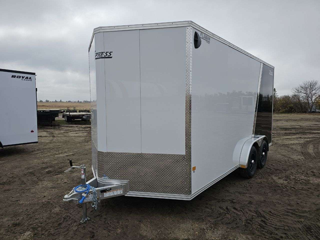 2026 Alcom Xpress 7'6" x 16' + V-Nose Cargo Trailer