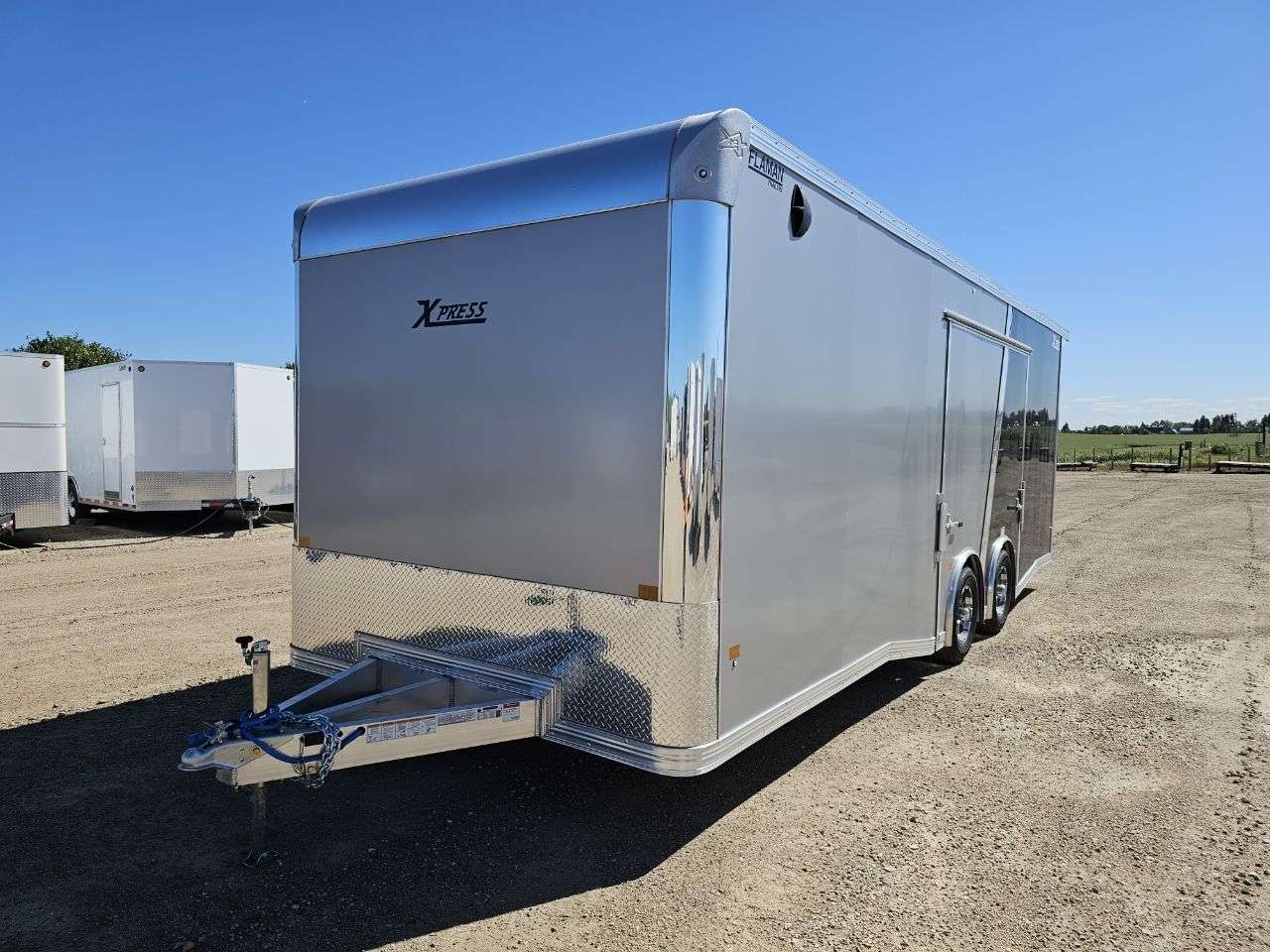 2026 Alcom Xpress 8'6" x 24' Flat Front Car Hauler Trailer