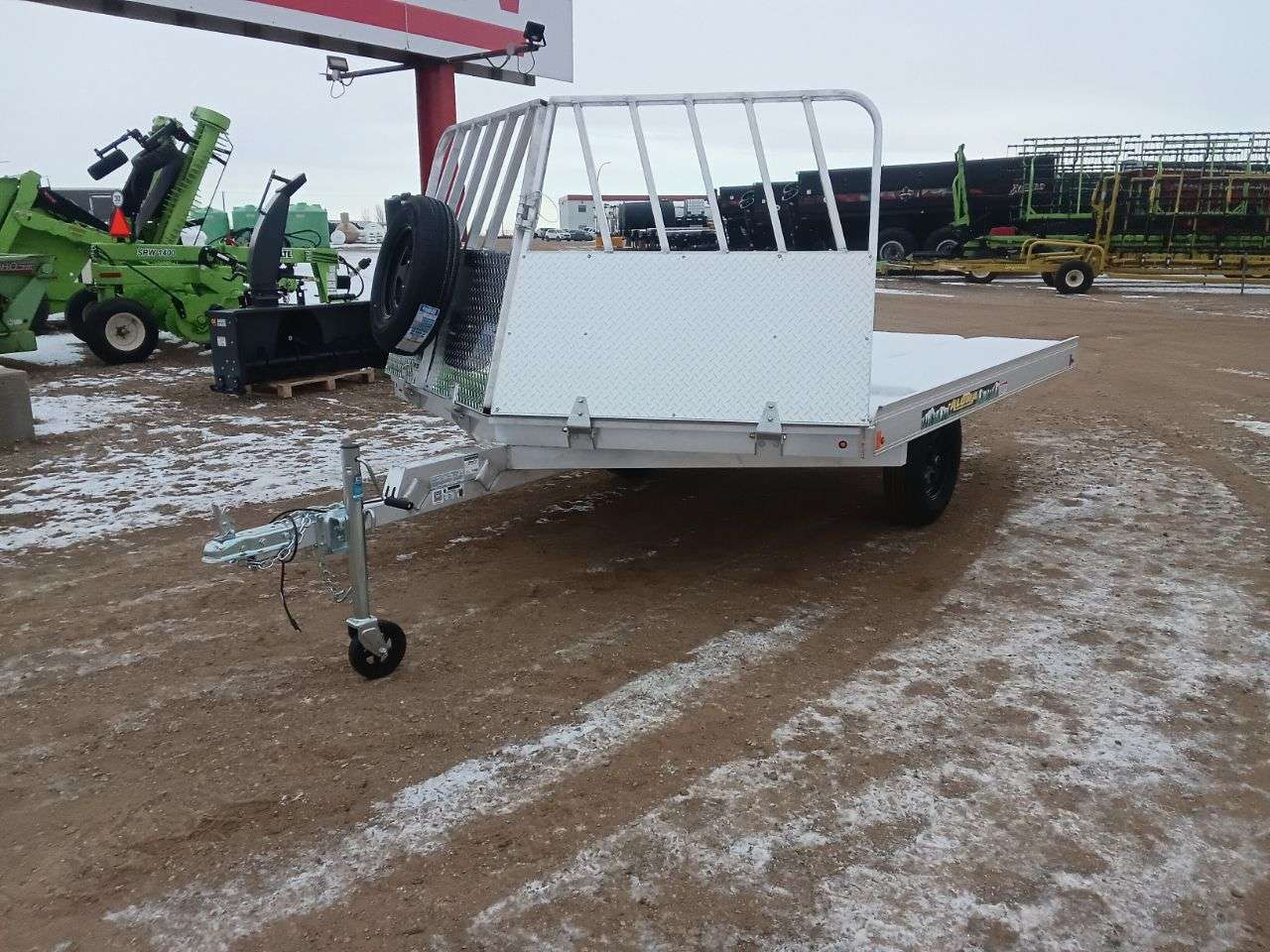 2026 Aluma 8610D 101.25" x 10' Toy Hauler Trailer