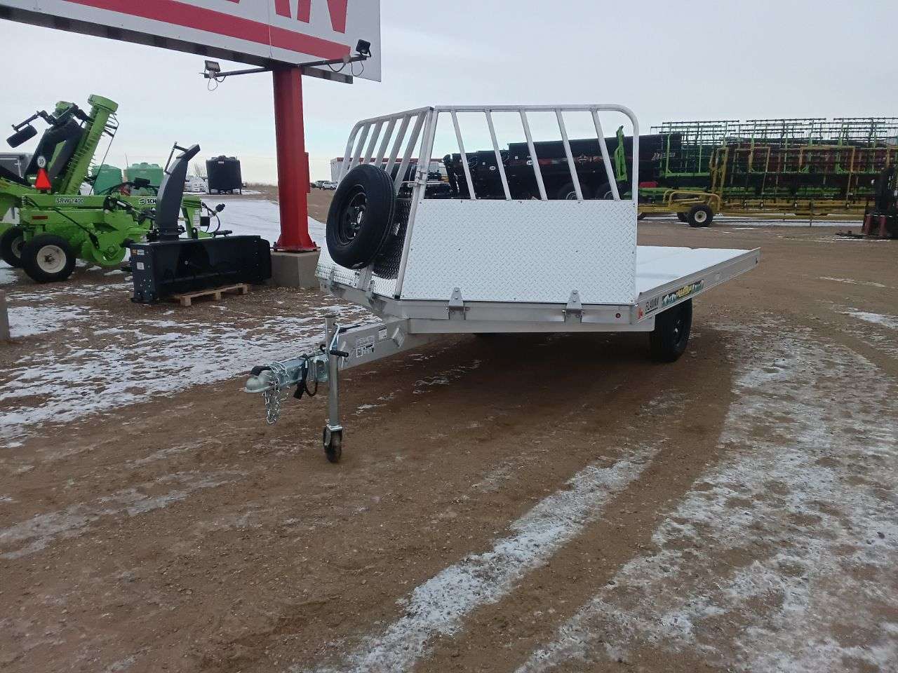 2026 Aluma 8612H 101.25" x 12' Toy Hauler Trailer