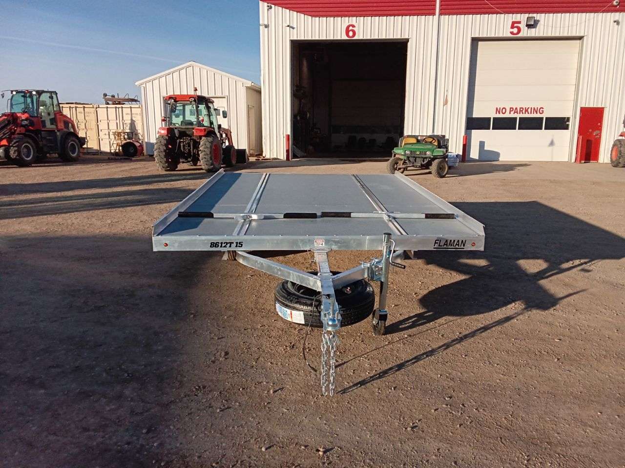 2026 Aluma 8612T 101.25" x 12' Tilt Toy Hauler Trailer