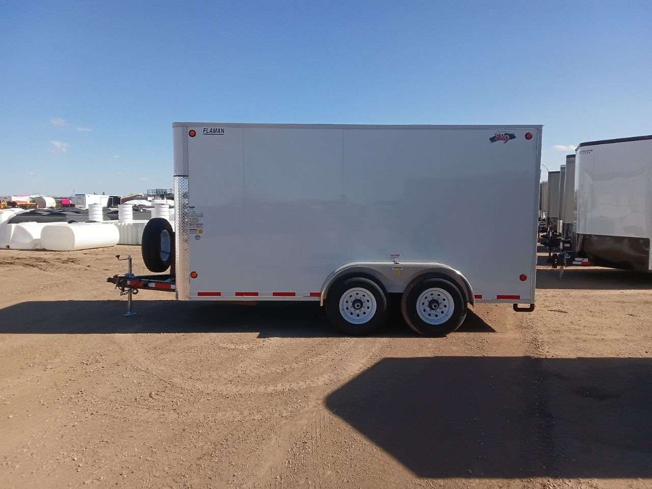 2026 CJay 7' x 14' Flat Front Cargo Trailer