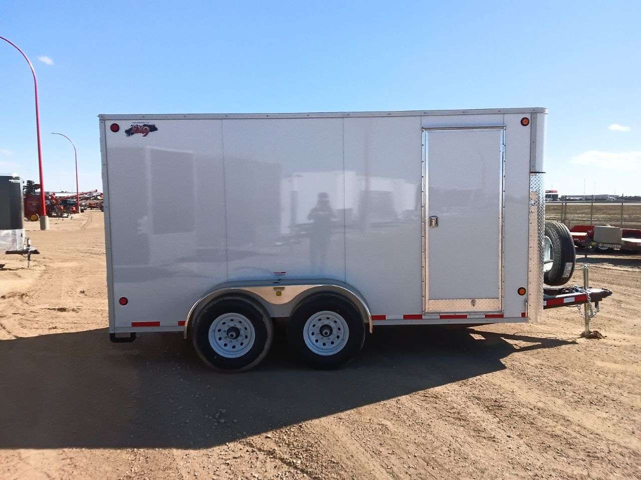 2026 CJay 7' x 14' Flat Front Cargo Trailer