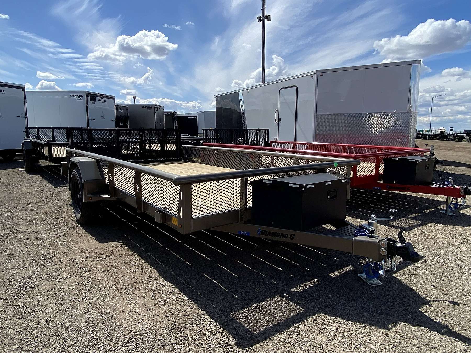 2026 Diamond C 12' Premium Utility Trailer
