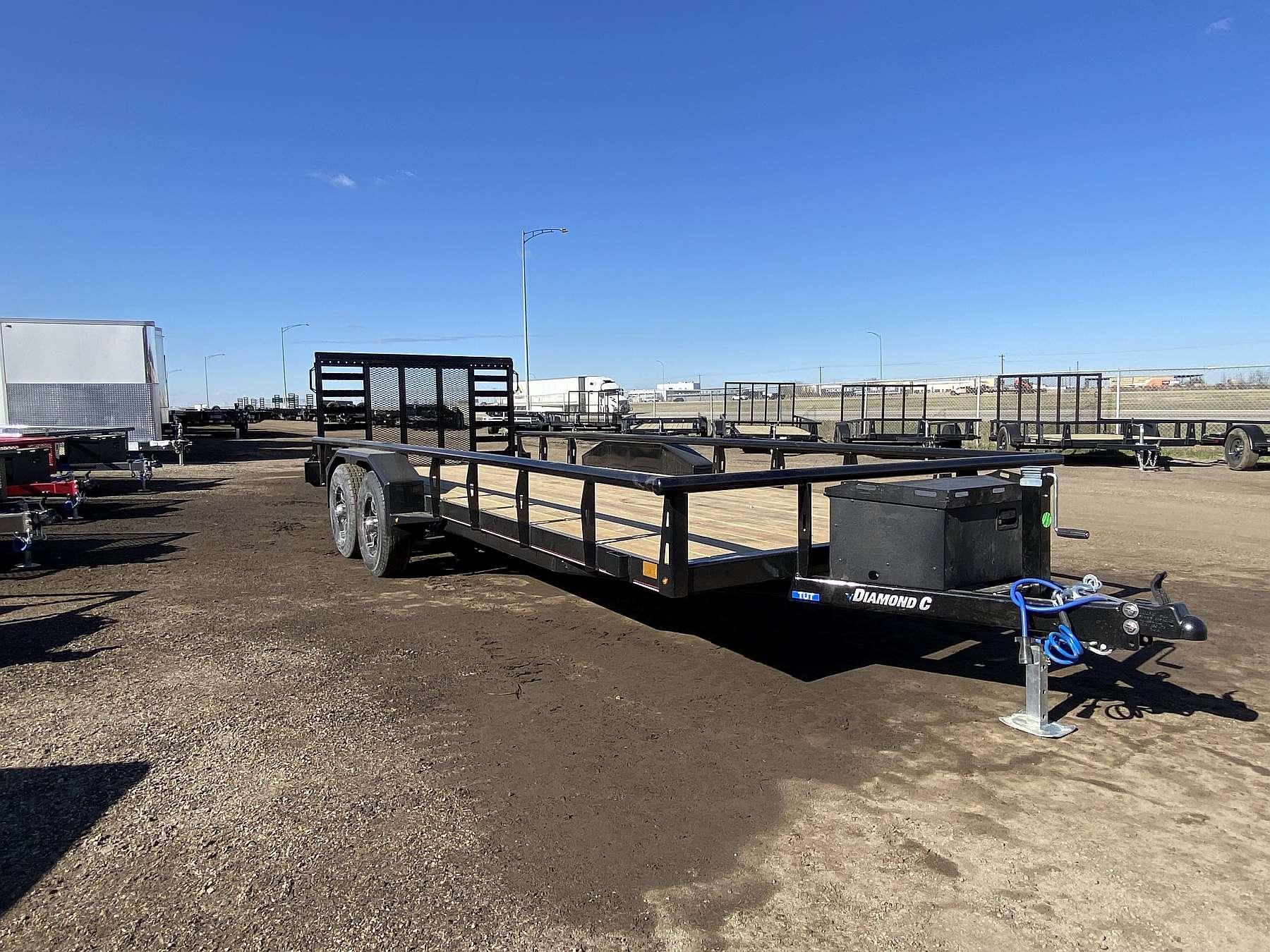 2026 Diamond C 20' Texas Utility Tandem Axle Trailer