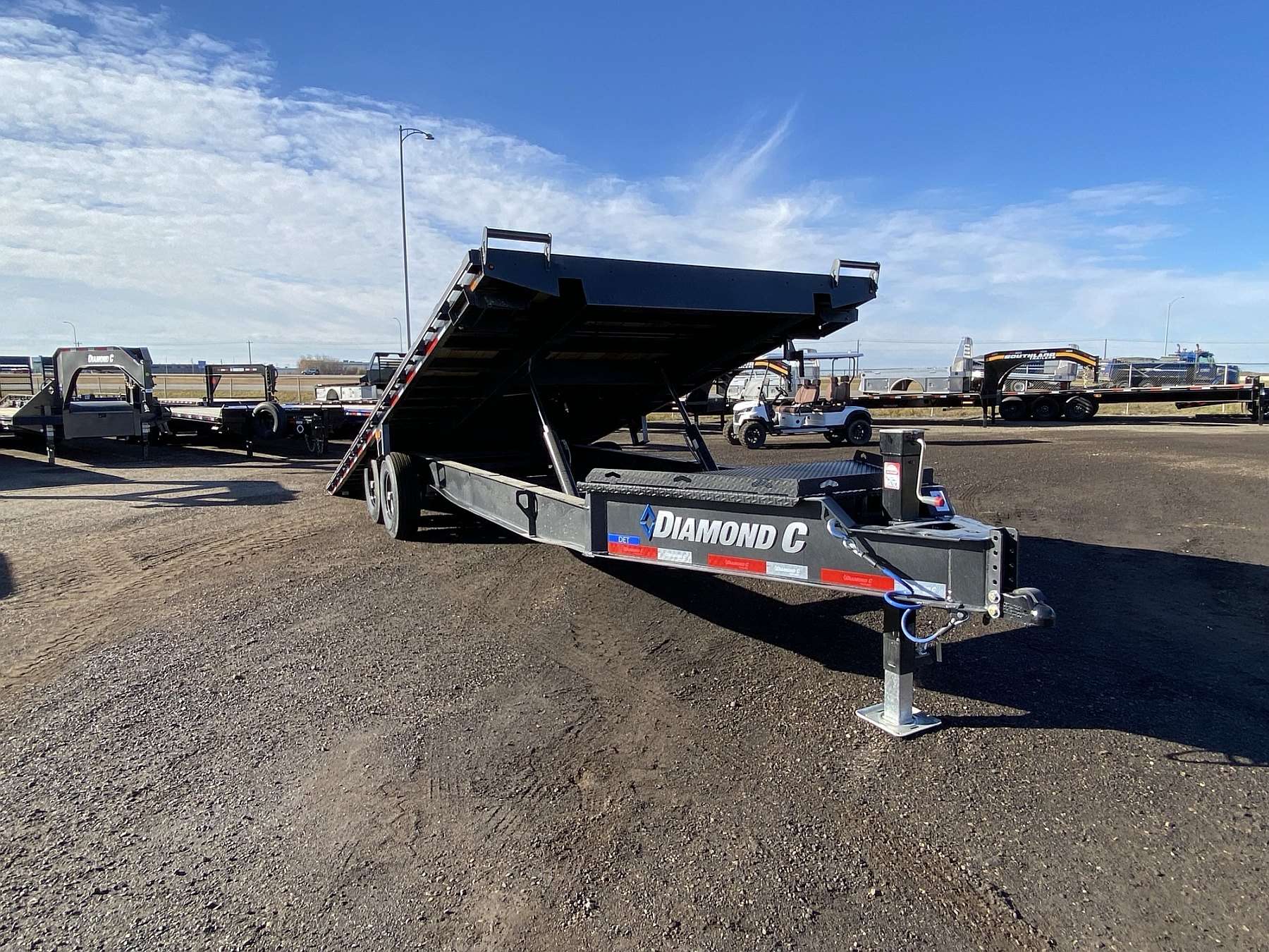 2026 Diamond C 24' Deck Over Tilt Equipment Trailer