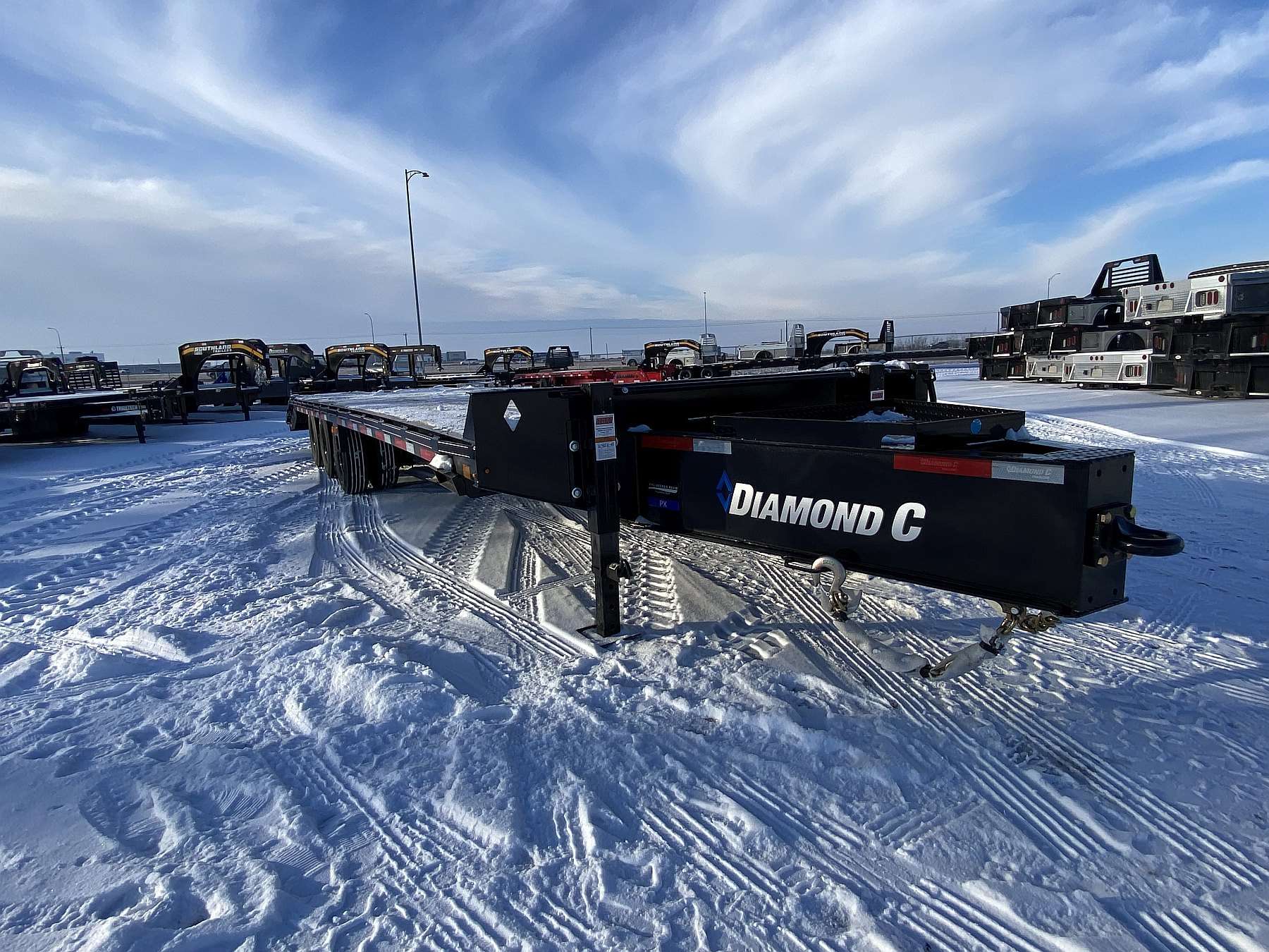 2026 Diamond C 32' Pintle Hitch Equipment Trailer