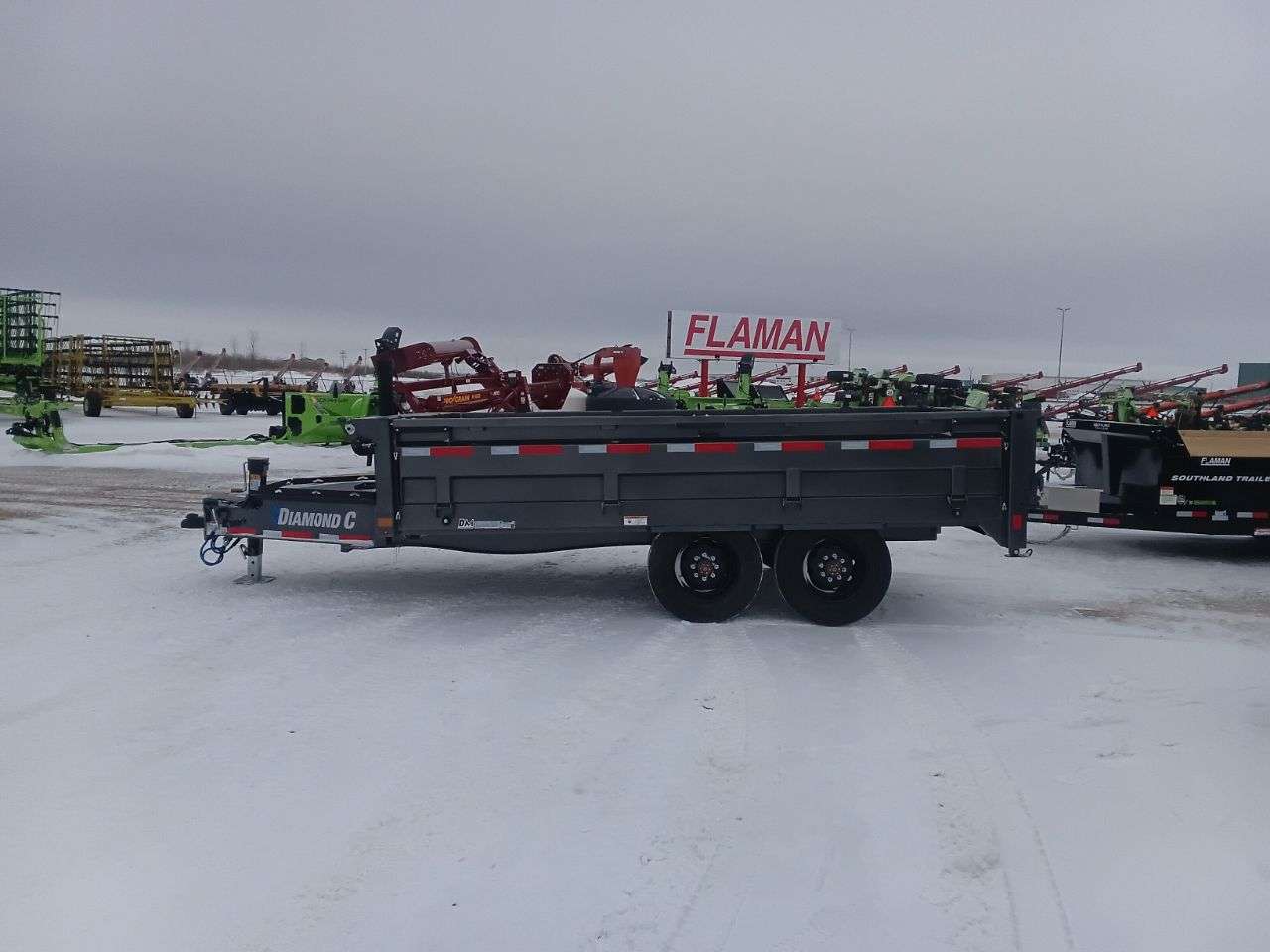 2026 Diamond C 96" x 14' Deckover Dump Trailer