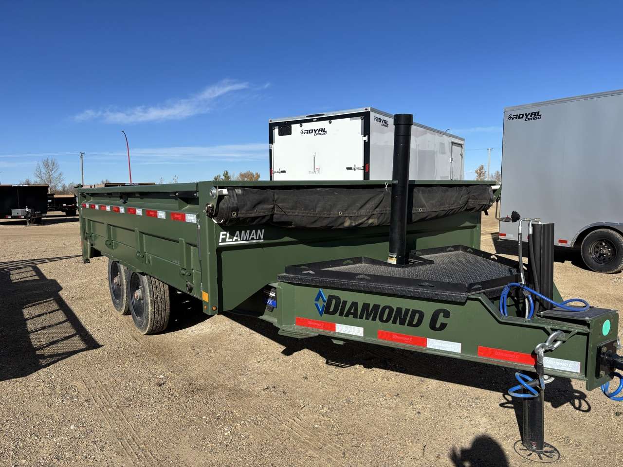 2026 Diamond C 96" x 14' Deckover Dump Trailer