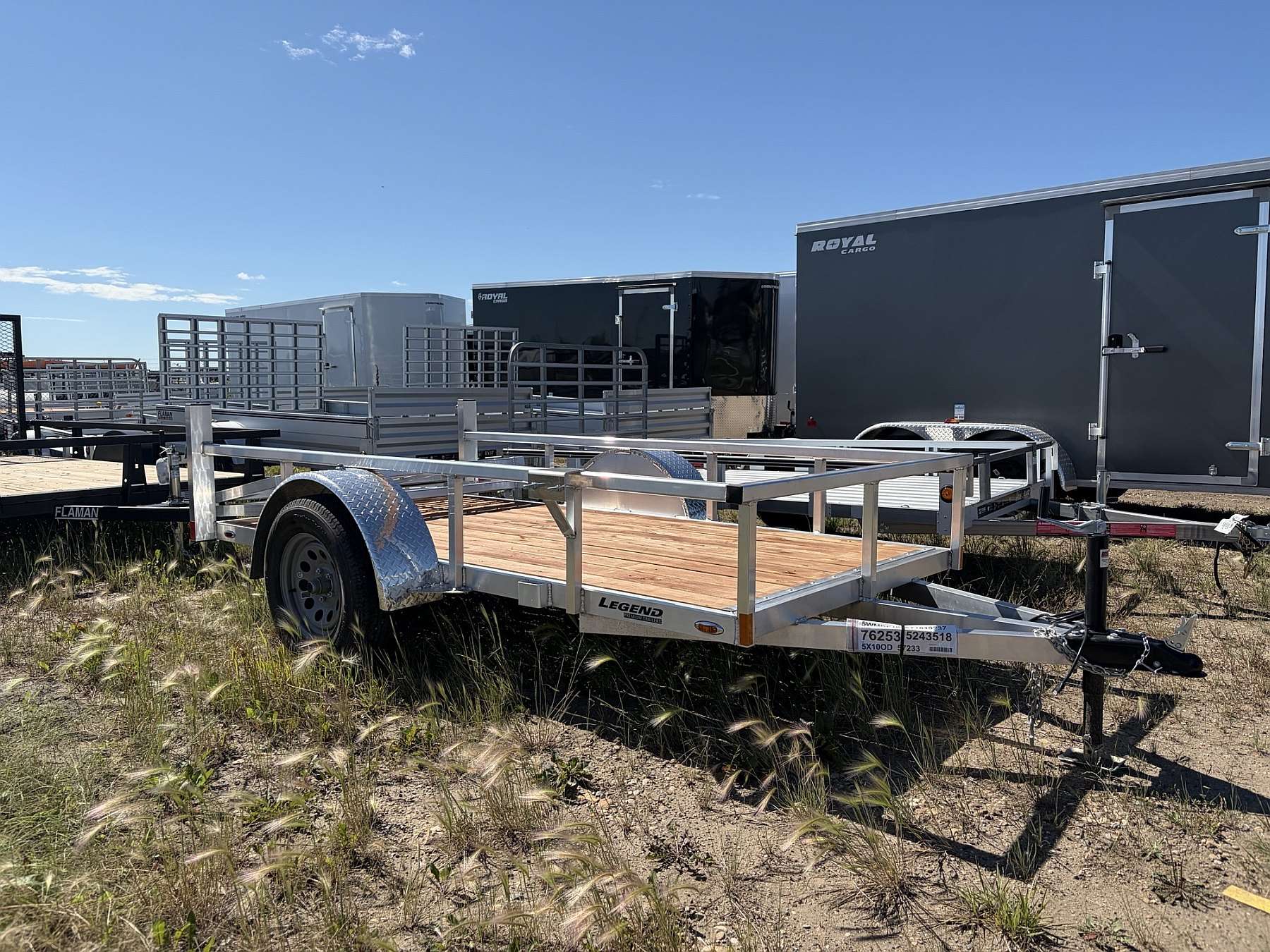 2026 Legend 5'x10' Deluxe Aluminum Utility Trailer