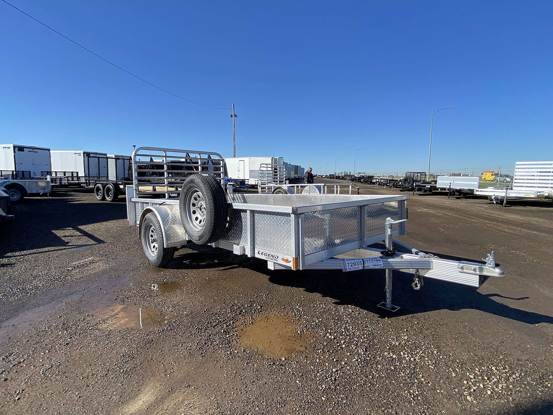 2026 Legend 6'x12' Aluminum Utility Trailer