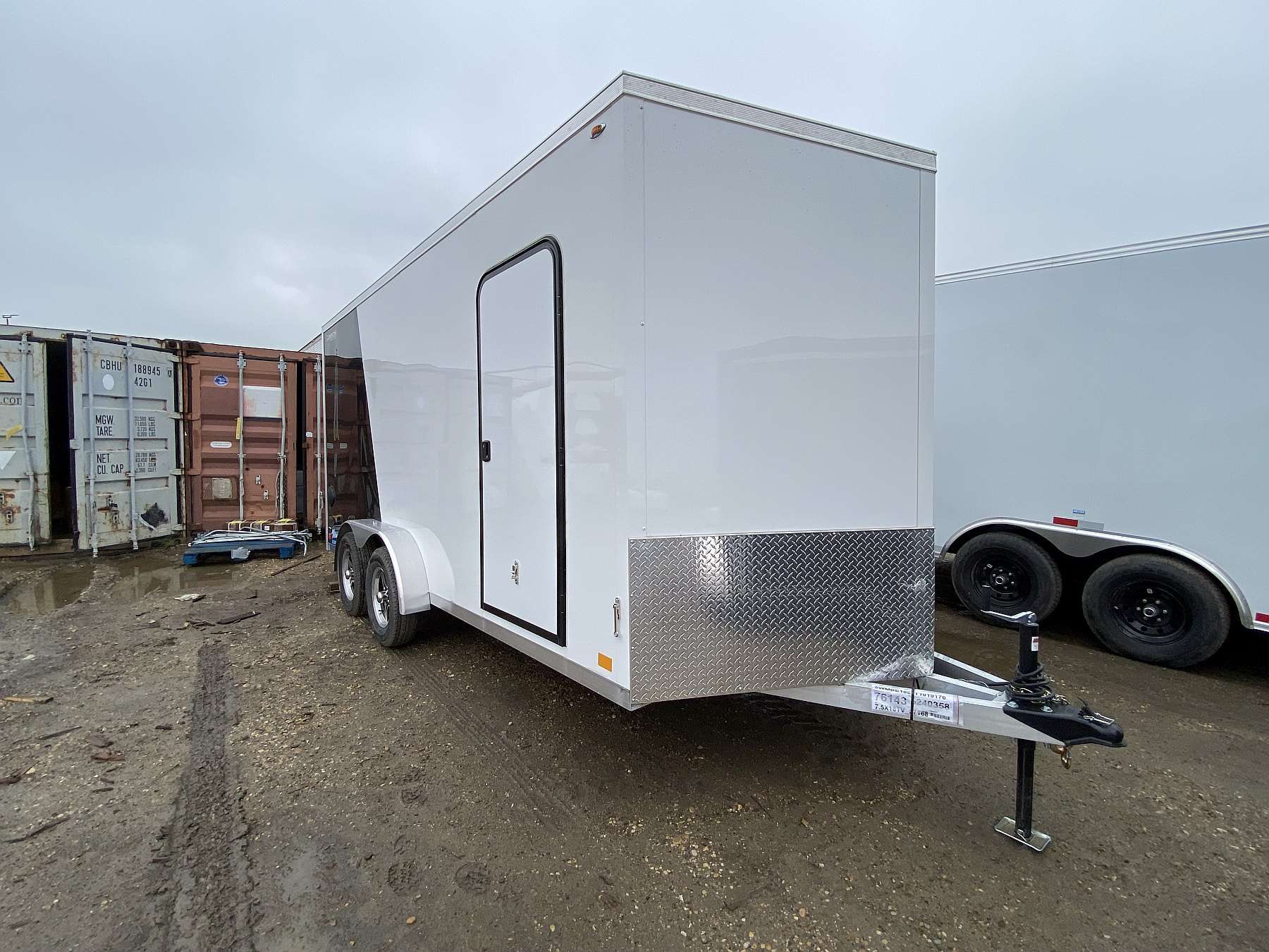 2026 Legend 7.5'x16' Thunder V-nose Aluminum Enclosed Cargo