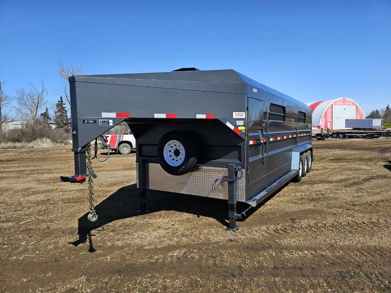 2026 Norbert 7'6" x 24' Gooseneck Livestock Trailer