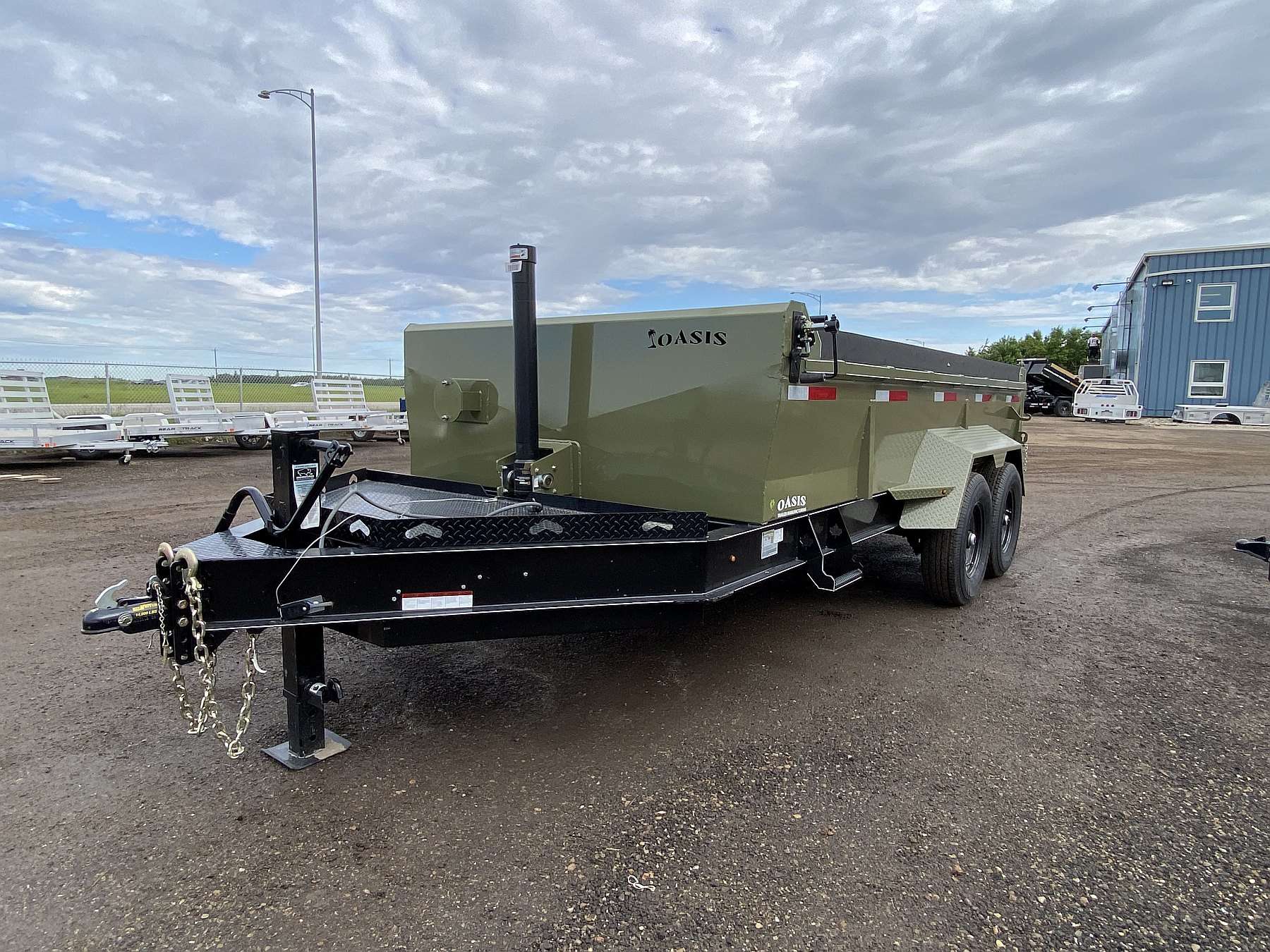 2026 Oasis 7'x14' Telescopic Lift Dump Trailer