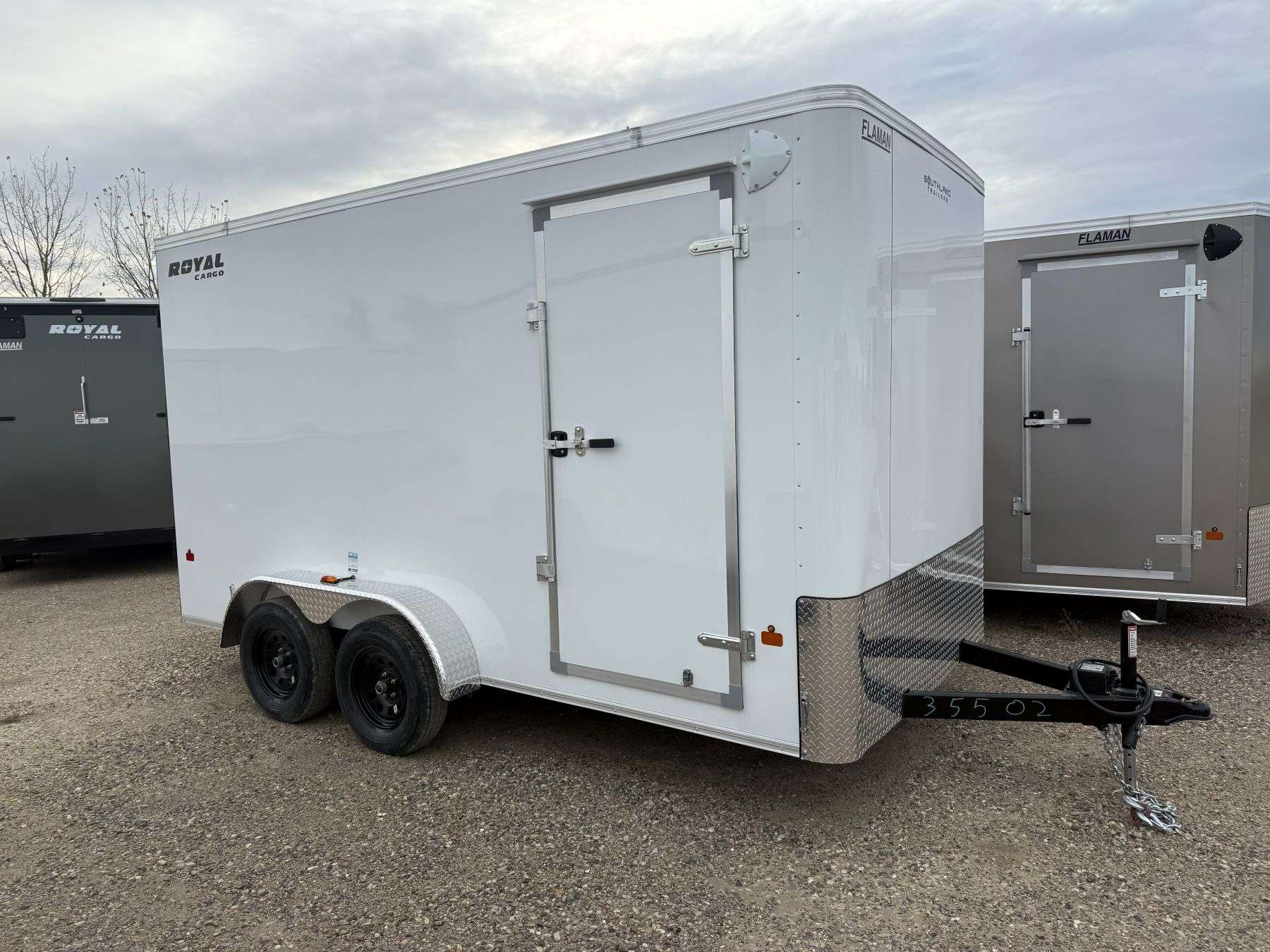 2026 Royal 7'x14' Enclosed Flat Front Cargo Trailer