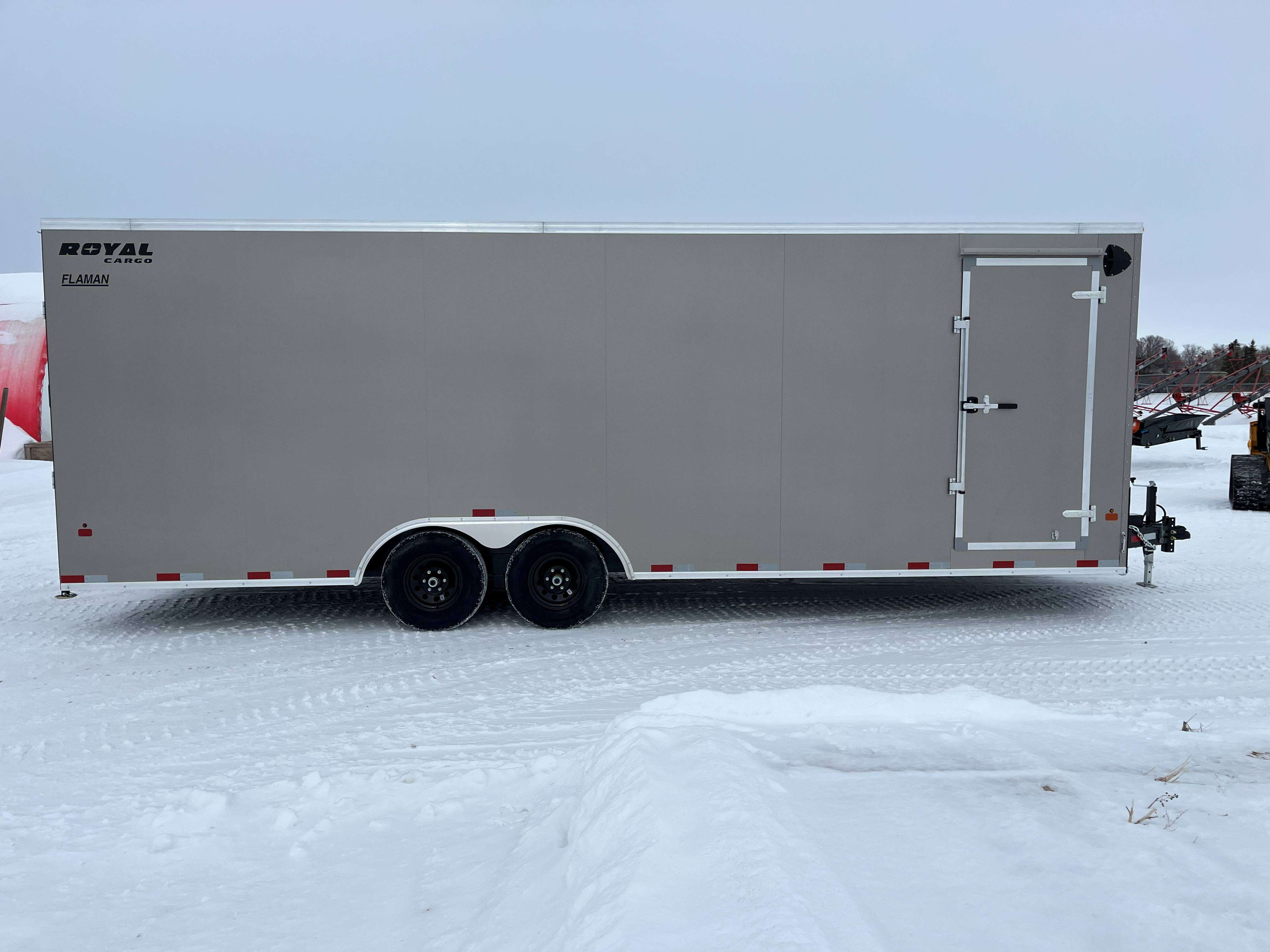 2026 Royal 8'6" x 24' + V-Nose Car Hauler Trailer