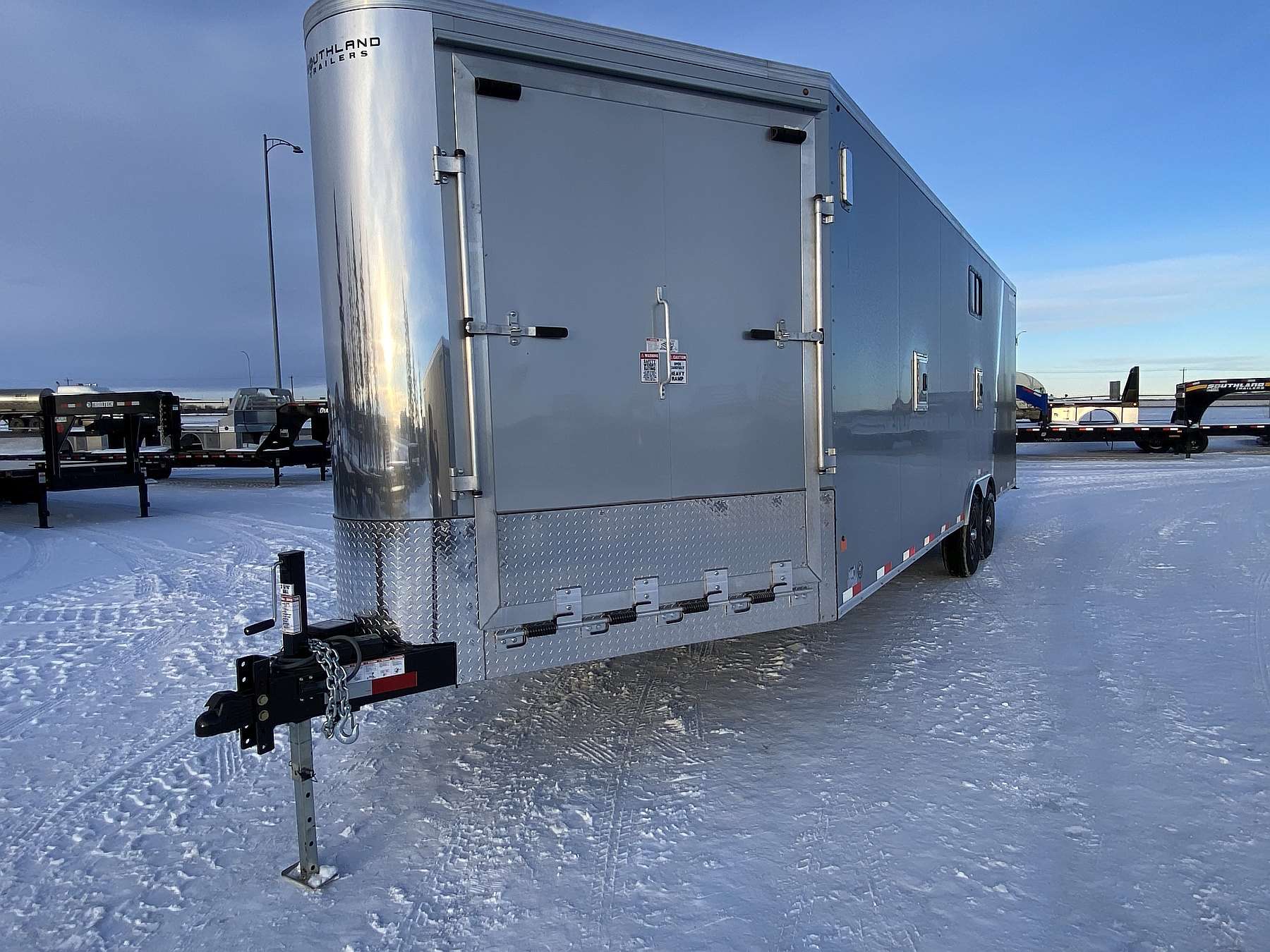 2026 Royal 8'x24' + 4' Enclosed Snowmobile Trailer