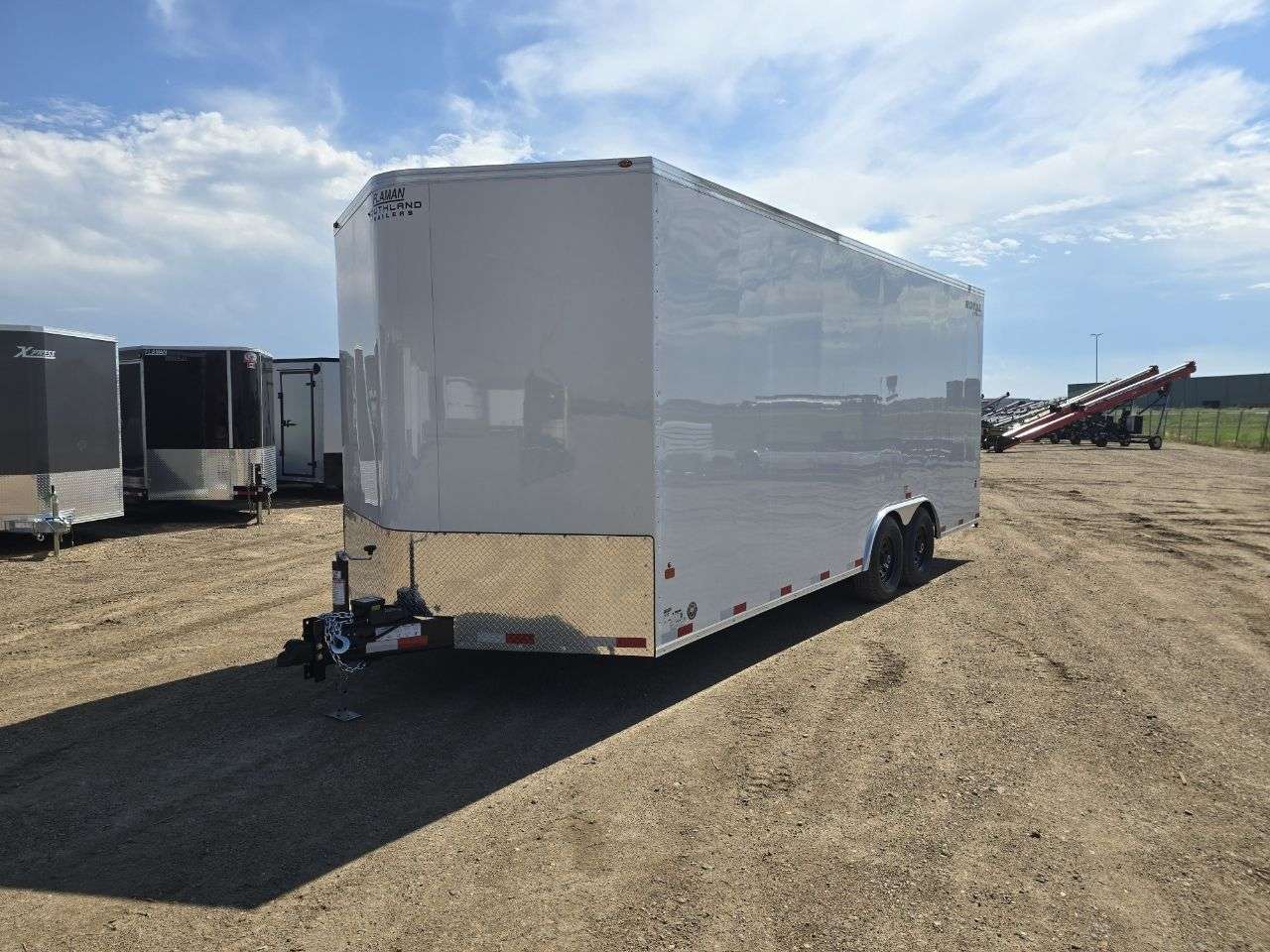 2026 Royal LARC 8'6" x 20' + V-Nose Car Hauler Trailer