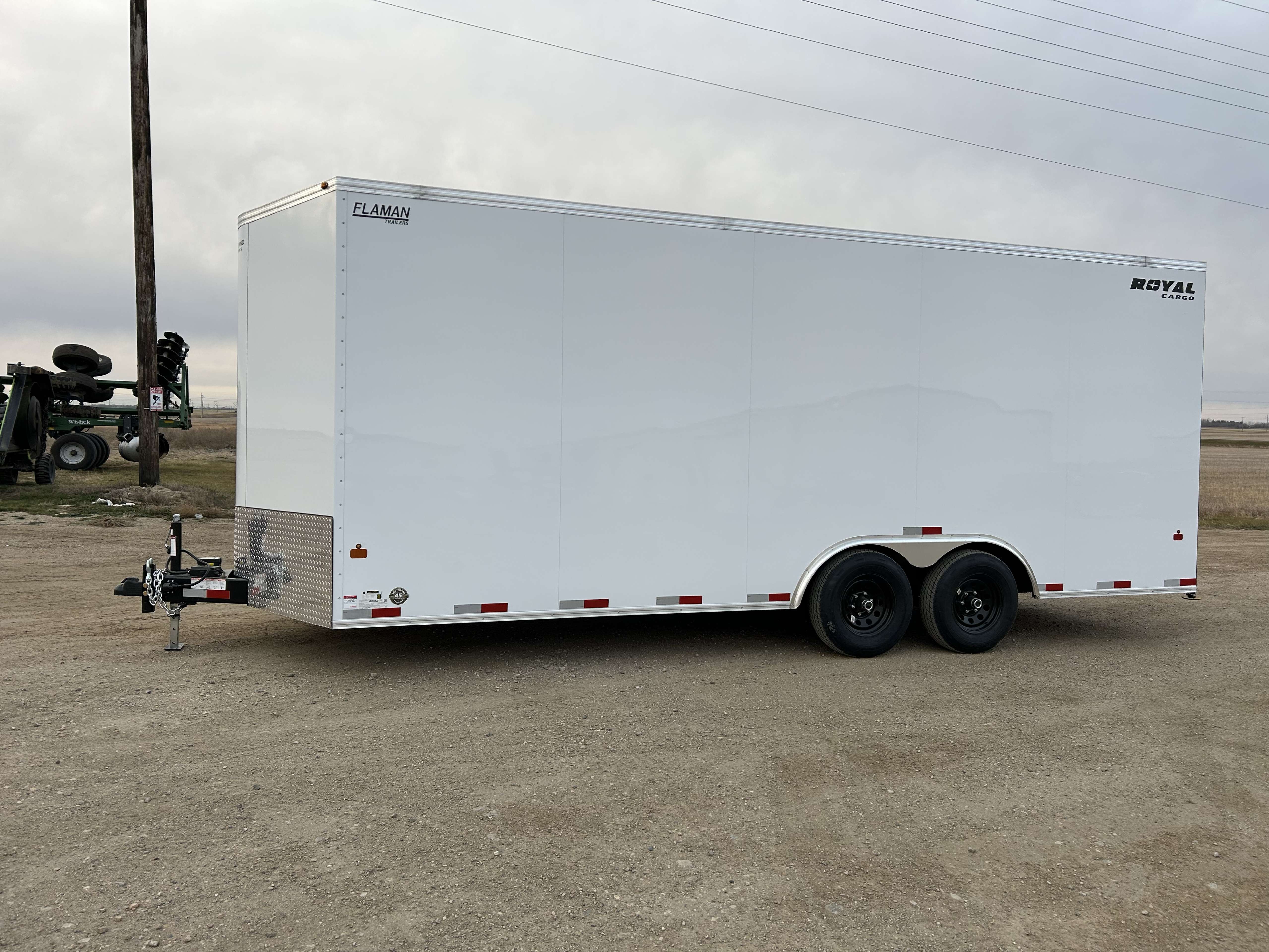 2026 Royal LARC 8'6" x 20' + V-Nose Car Hauler Trailer
