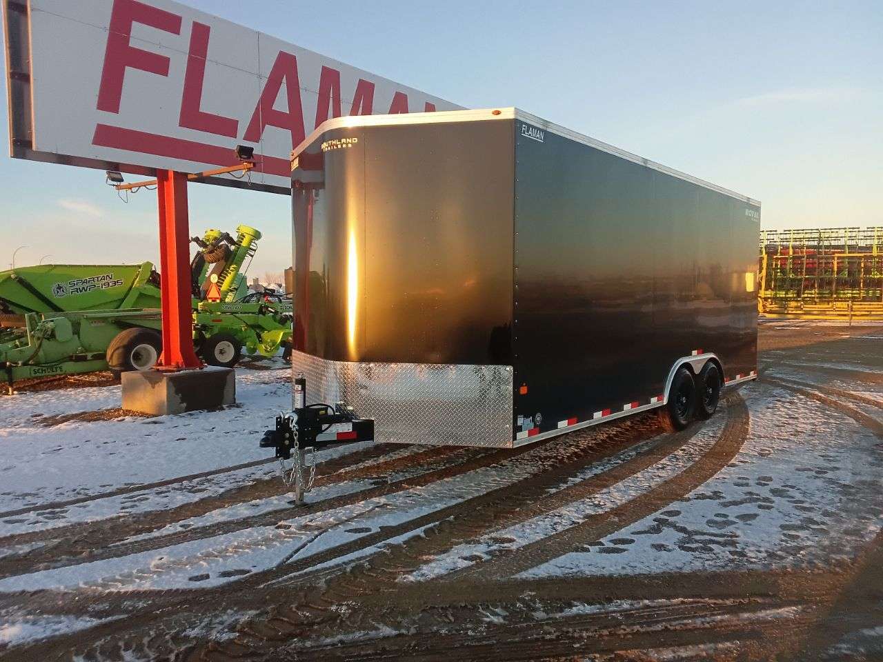 2026 Royal LARC 8'6" x 20' + V-Nose Car Hauler Trailer