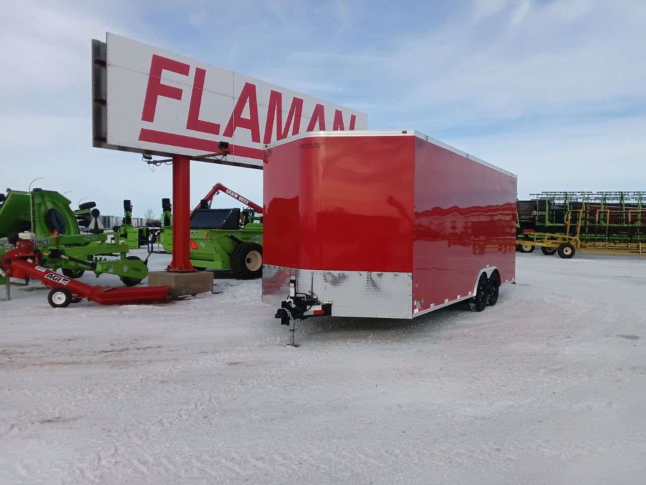 2026 Royal LARC 8'6" x 20' + V-Nose Car Hauler Trailer