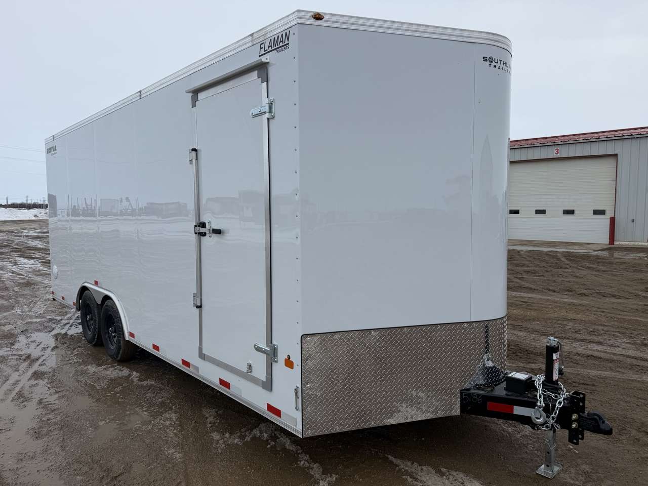 2026 Royal LARC 8'6" x 20' + V-Nose Car Hauler Trailer