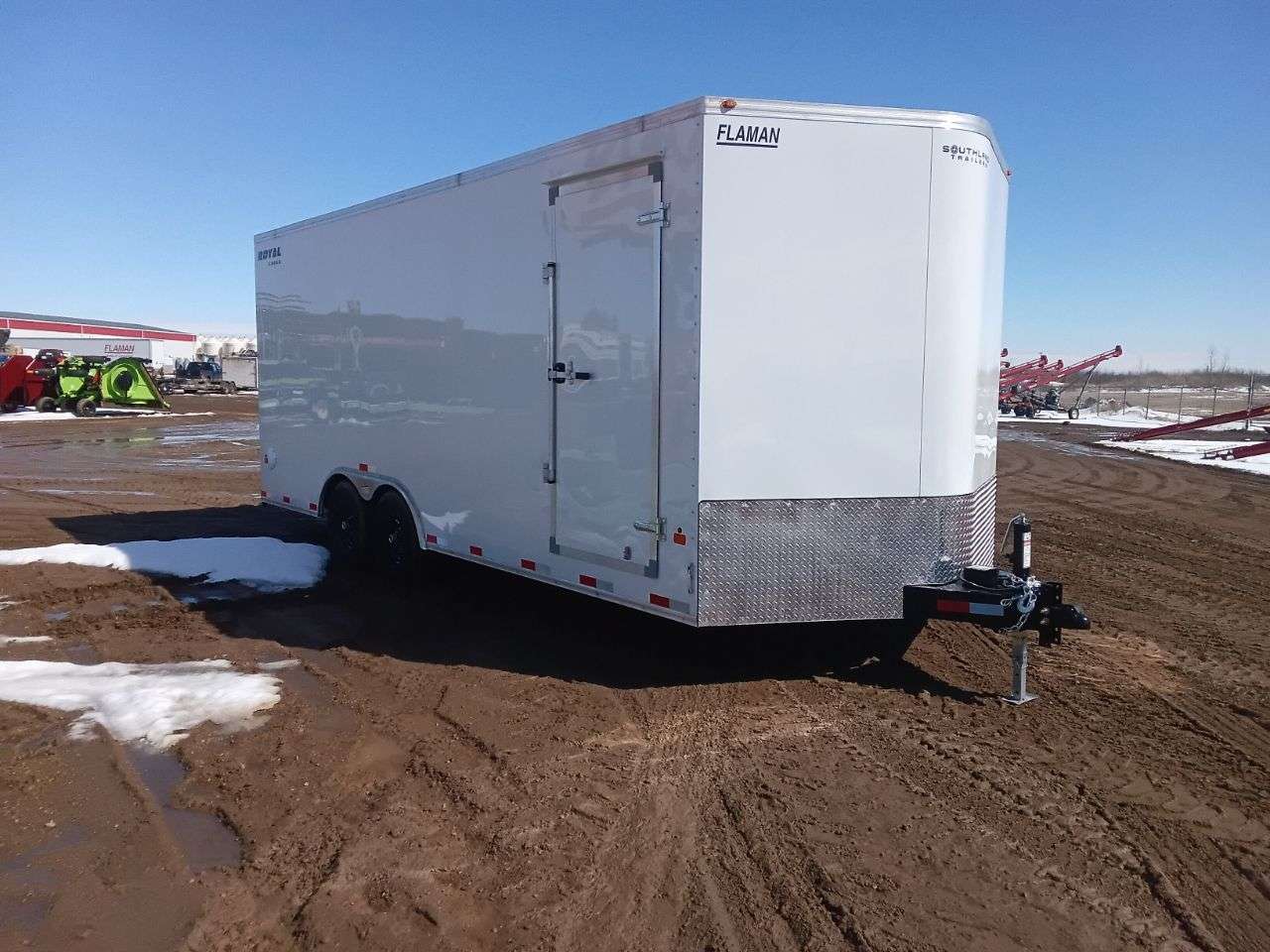 2026 Royal LARC 8'6" x 20' + V-Nose Car Hauler Trailer