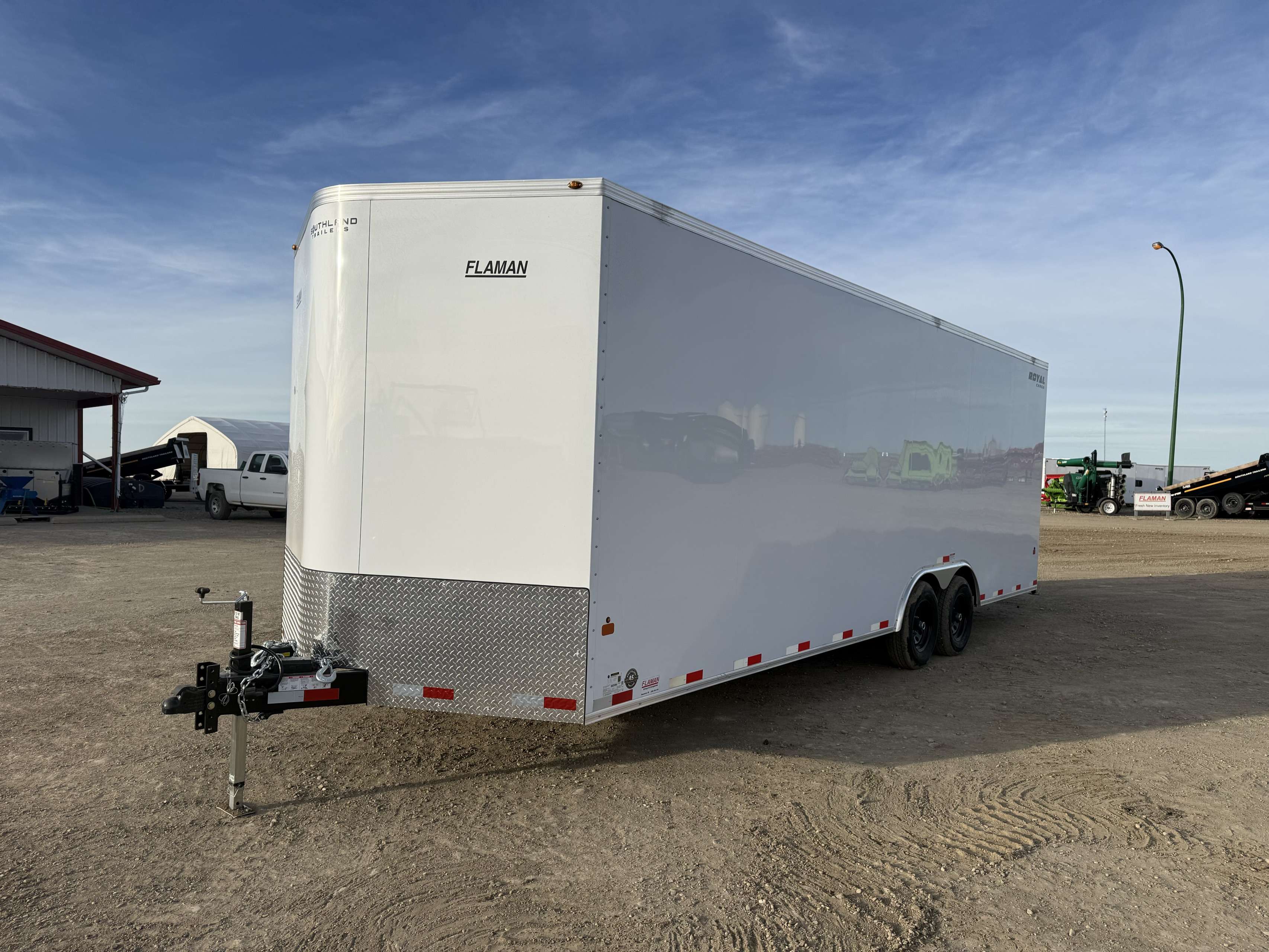 2026 Royal LARC 8'6" x 24' + V-Nose Car Hauler Trailer