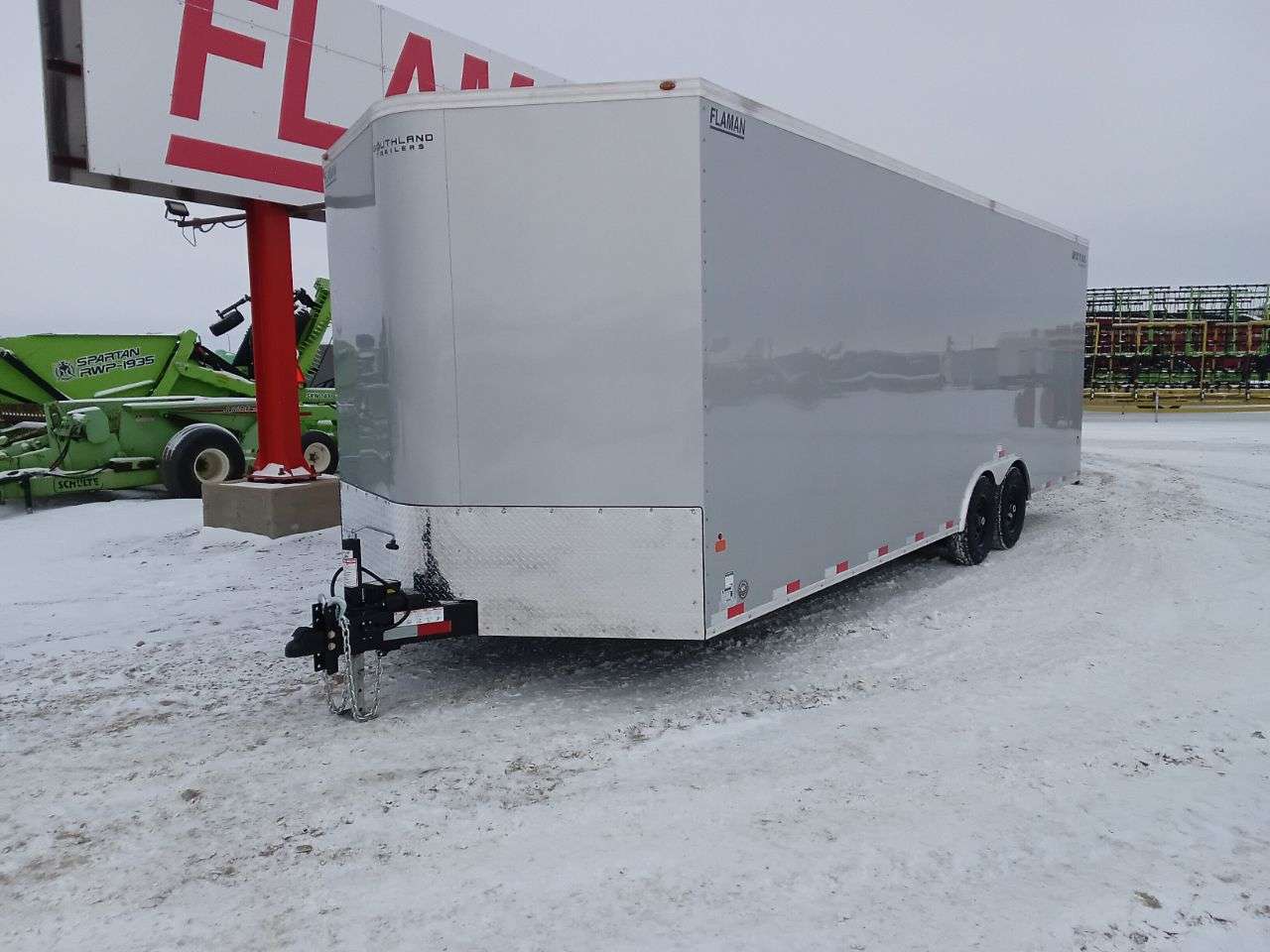 2026 Royal LARC 8'6" x 24' + V-Nose Car Hauler Trailer