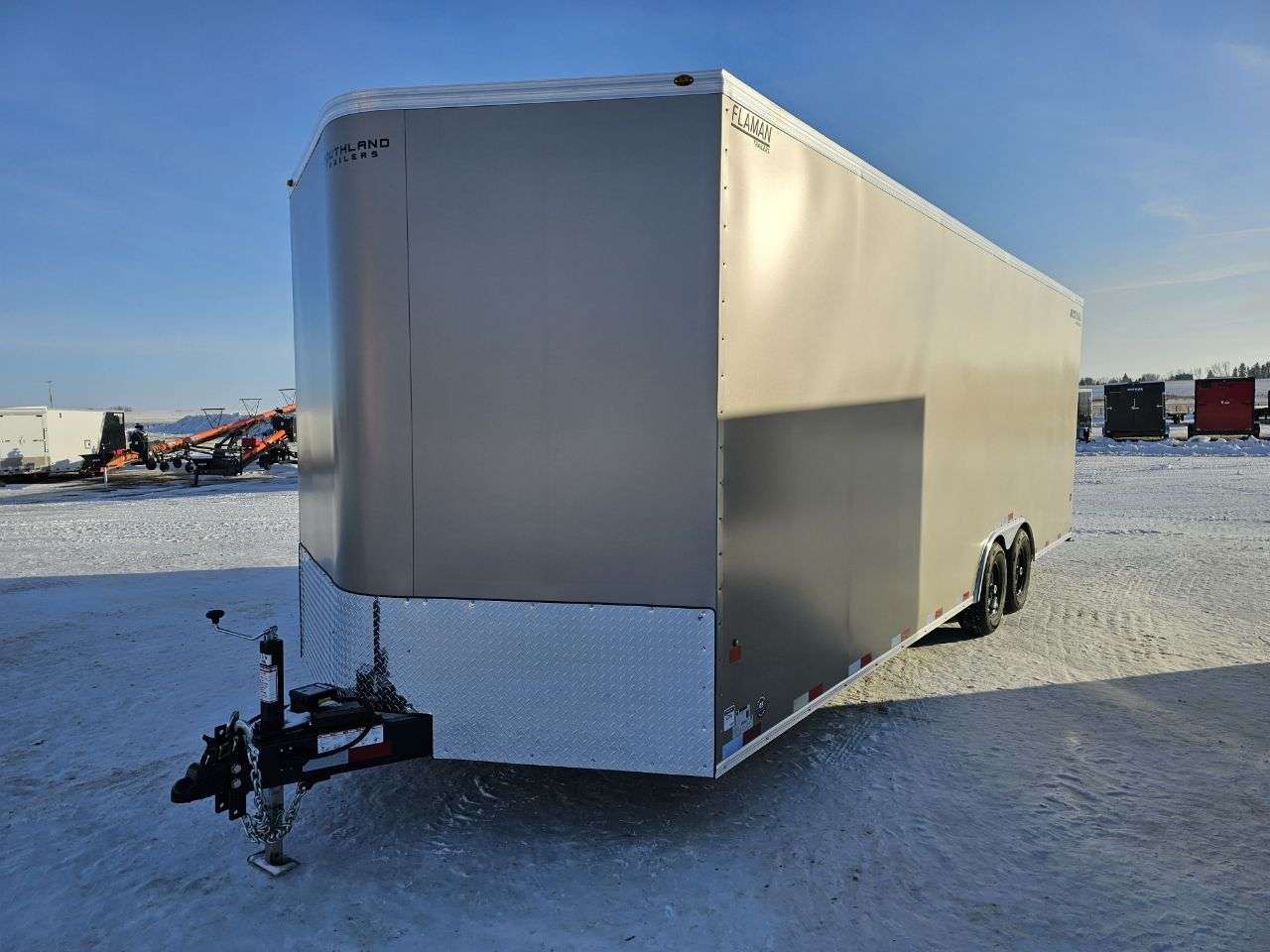 2026 Royal LARC 8'6" x 24' + V-Nose Car Hauler Trailer